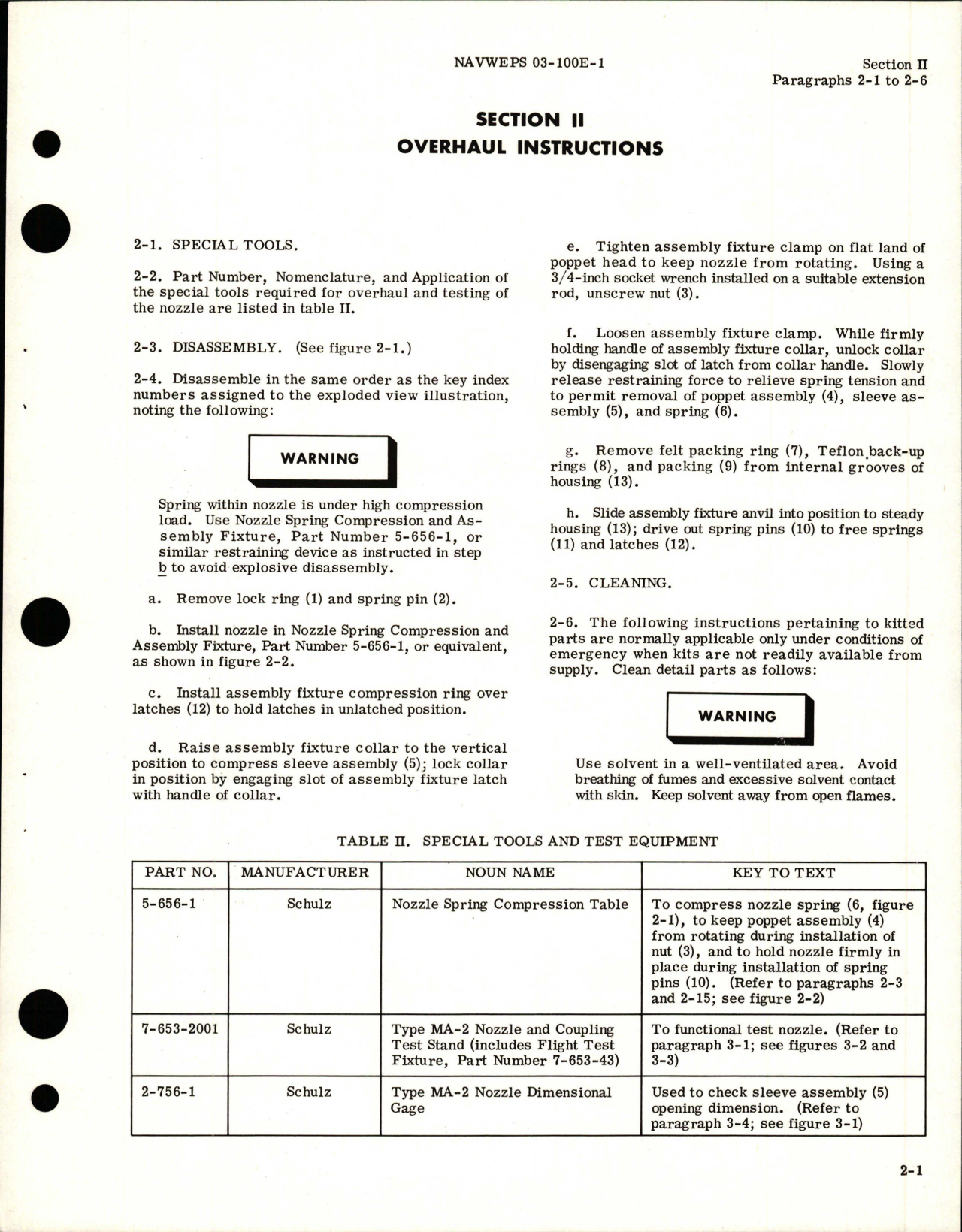 Sample page 7 from AirCorps Library document: Overhaul Instructions for Aerial Refueling Nozzles - Type MA-2 - Part 8-958-101 and 8-958-1 