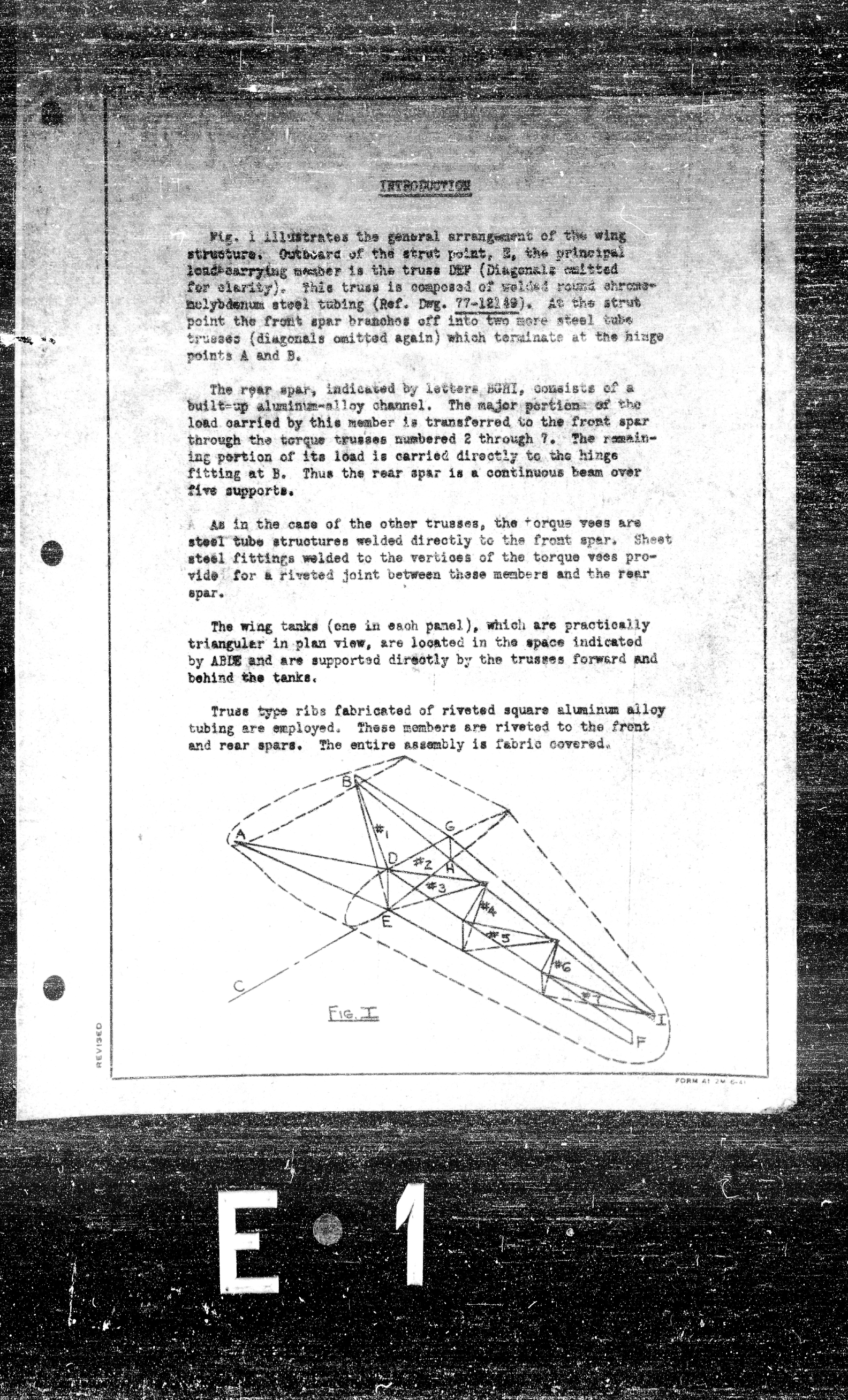 Sample page 7 from AirCorps Library document: Wing Analysis for Model V-77
