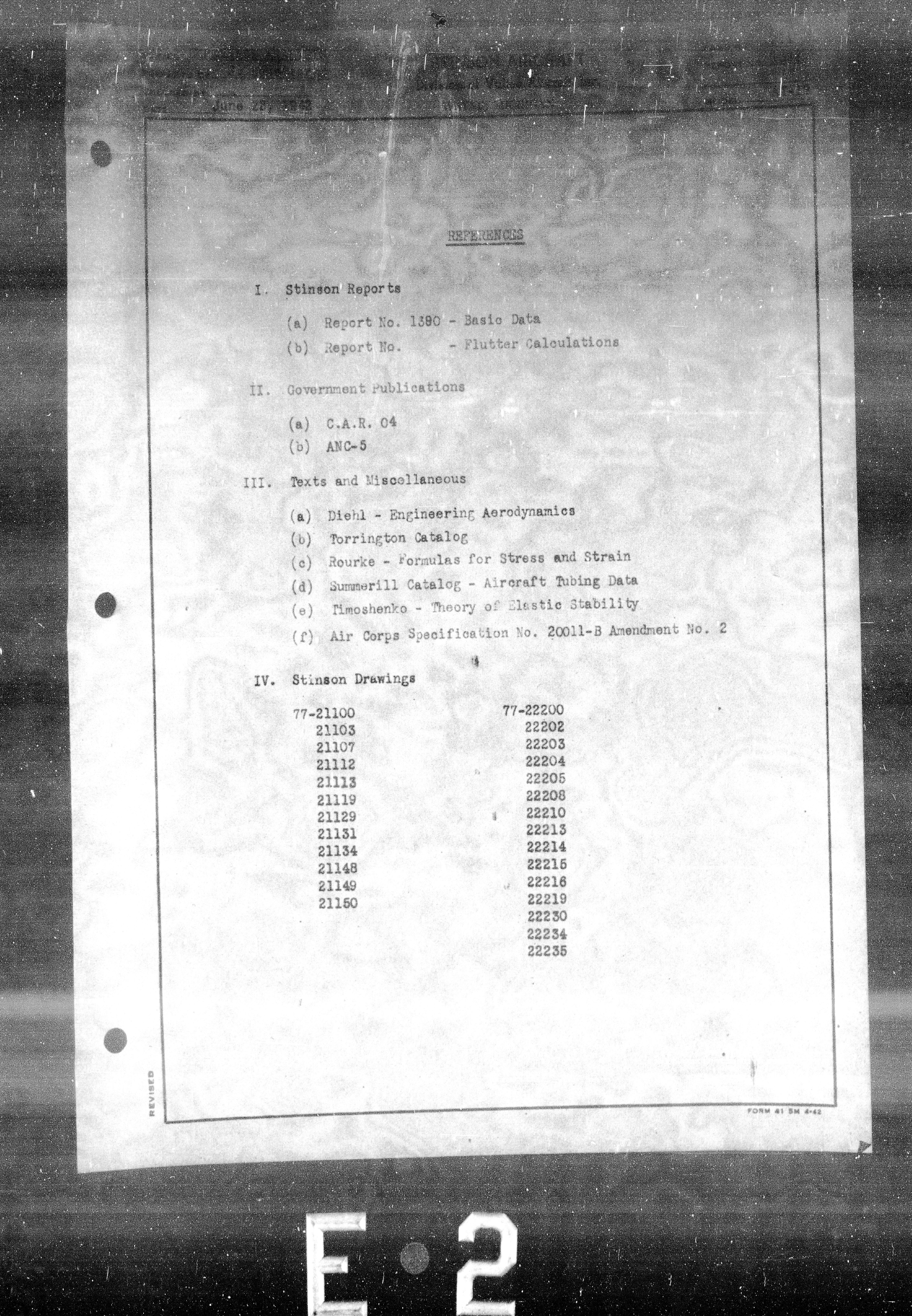 Sample page 5 from AirCorps Library document: Empennage Analysis for the V-77 Airplane, Model AT-19