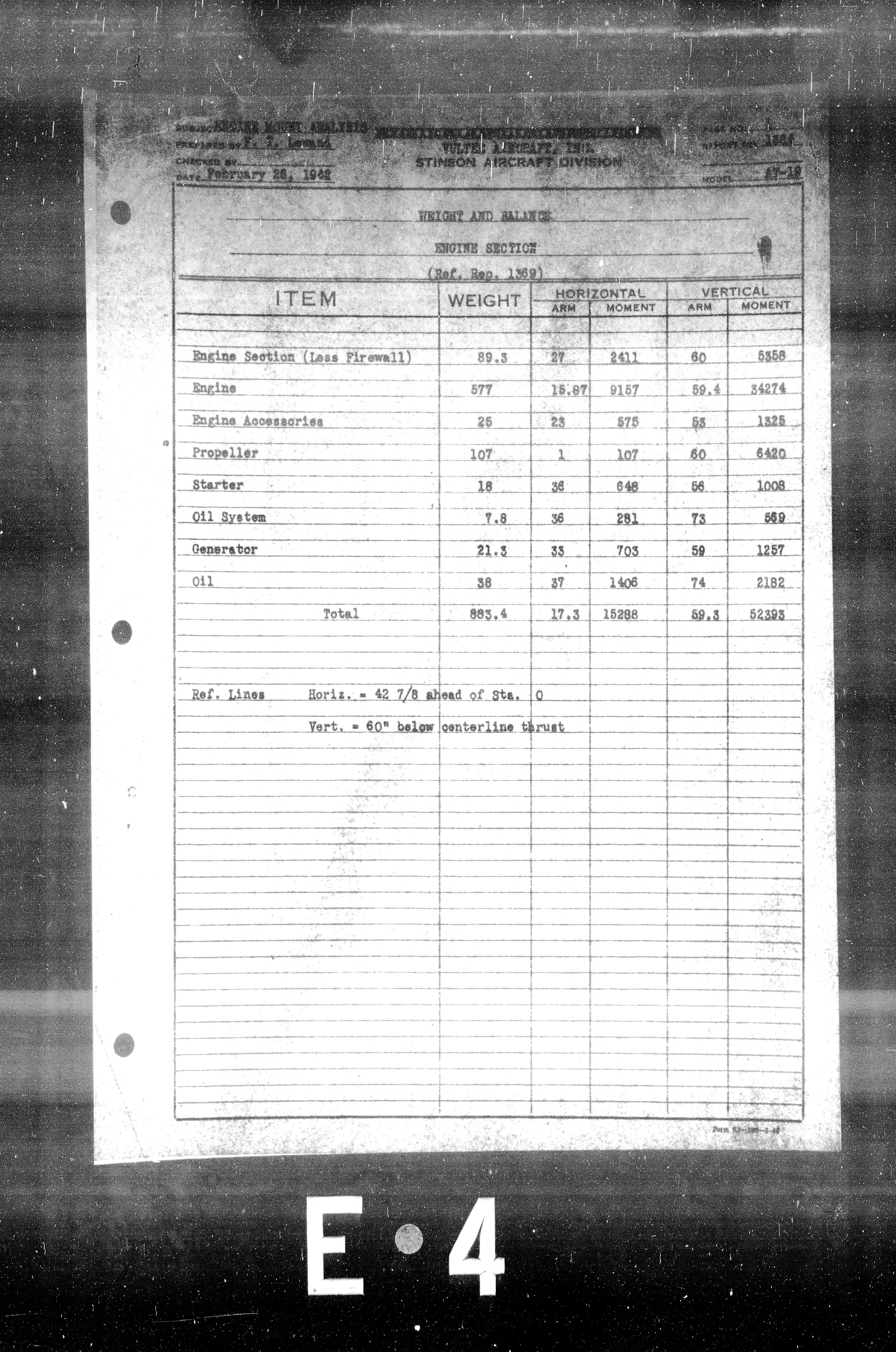 Sample page 5 from AirCorps Library document: Engine Mount Analysis for Model AT-19