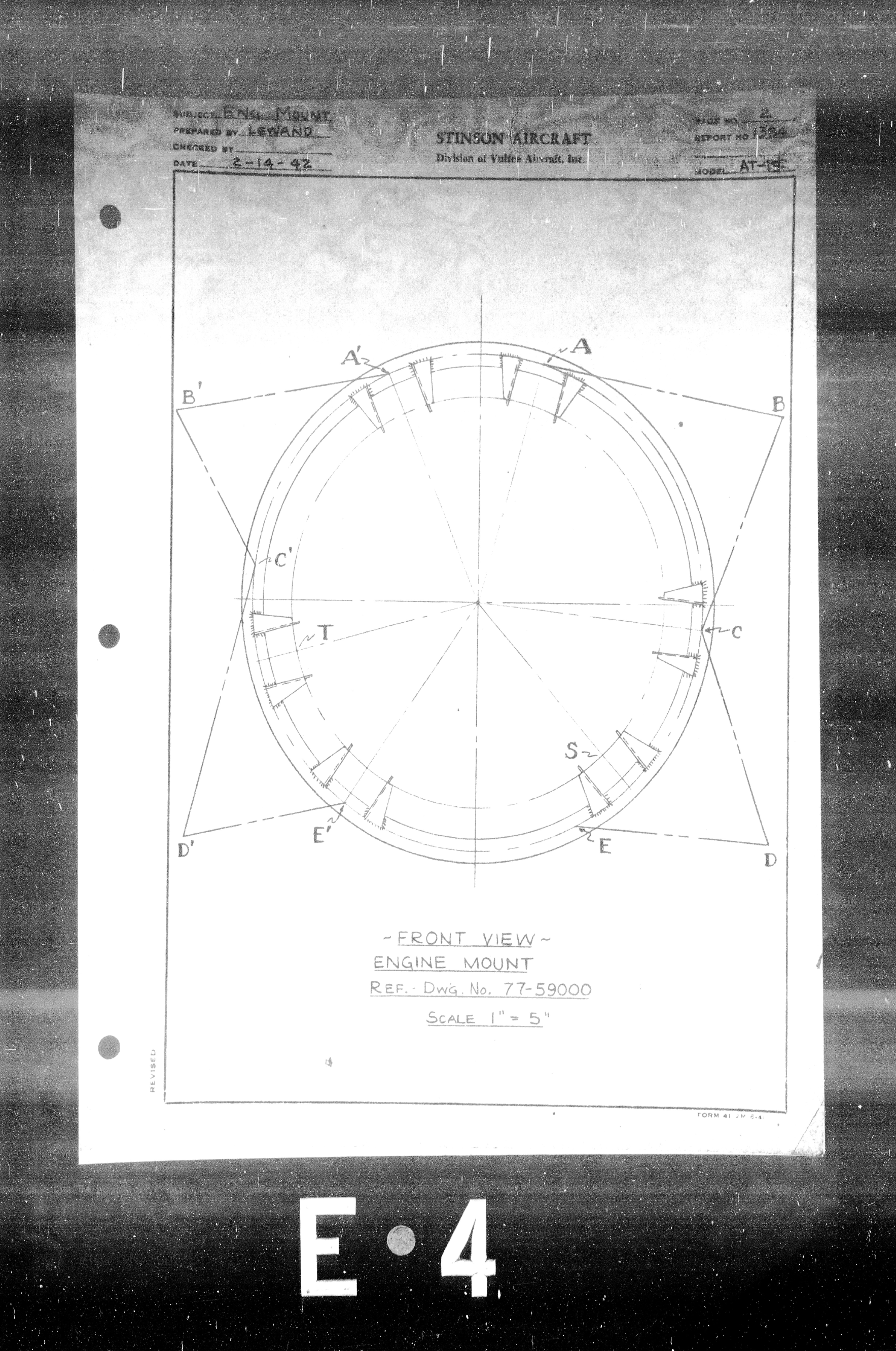 Sample page 6 from AirCorps Library document: Engine Mount Analysis for Model AT-19