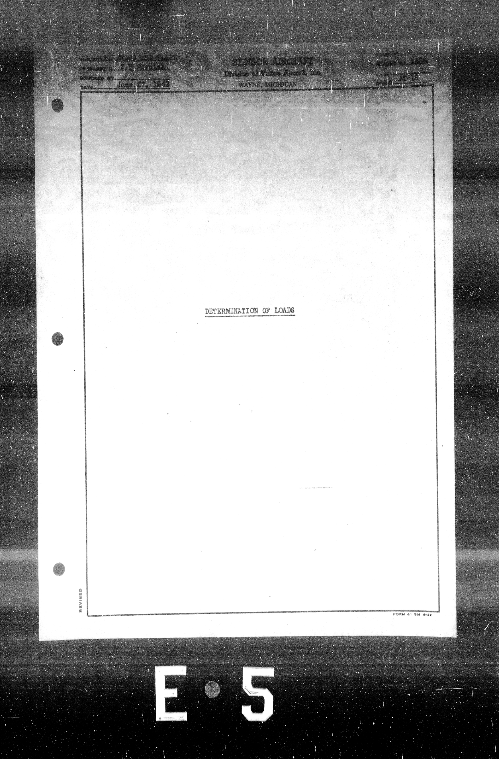 Sample page 6 from AirCorps Library document: Static Tests of Ailerons, Flaps, and Vertical and Horizontal Tail Surfaces for the V-77