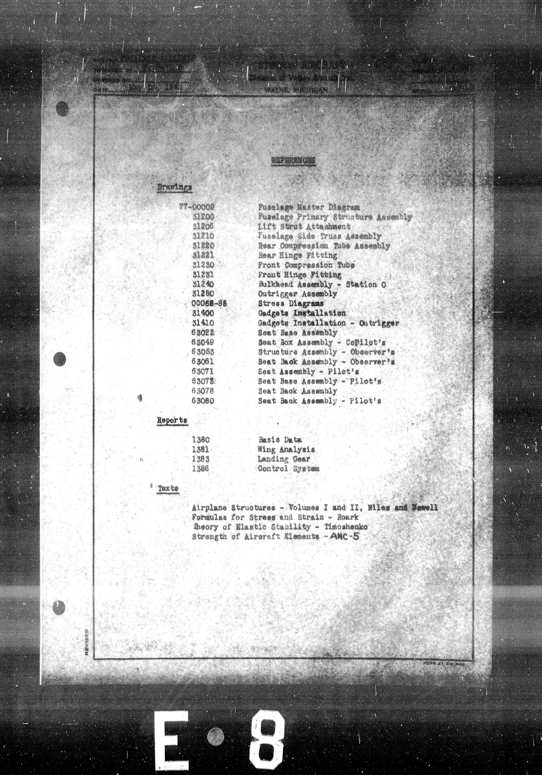 Sample page 5 from AirCorps Library document: Fuselage Analysis for Model AT-19