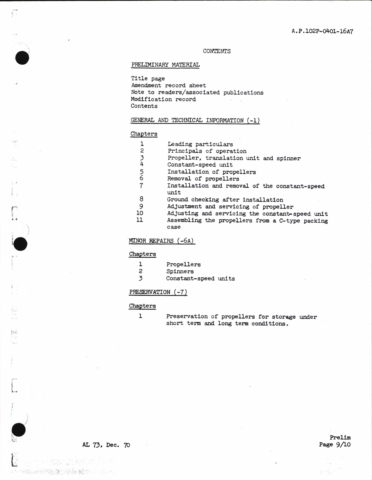 Sample page 5 from AirCorps Library document: Propeller Types DF 178/334/1,/2 and DB299/336/1 For Shackleton Aircraft