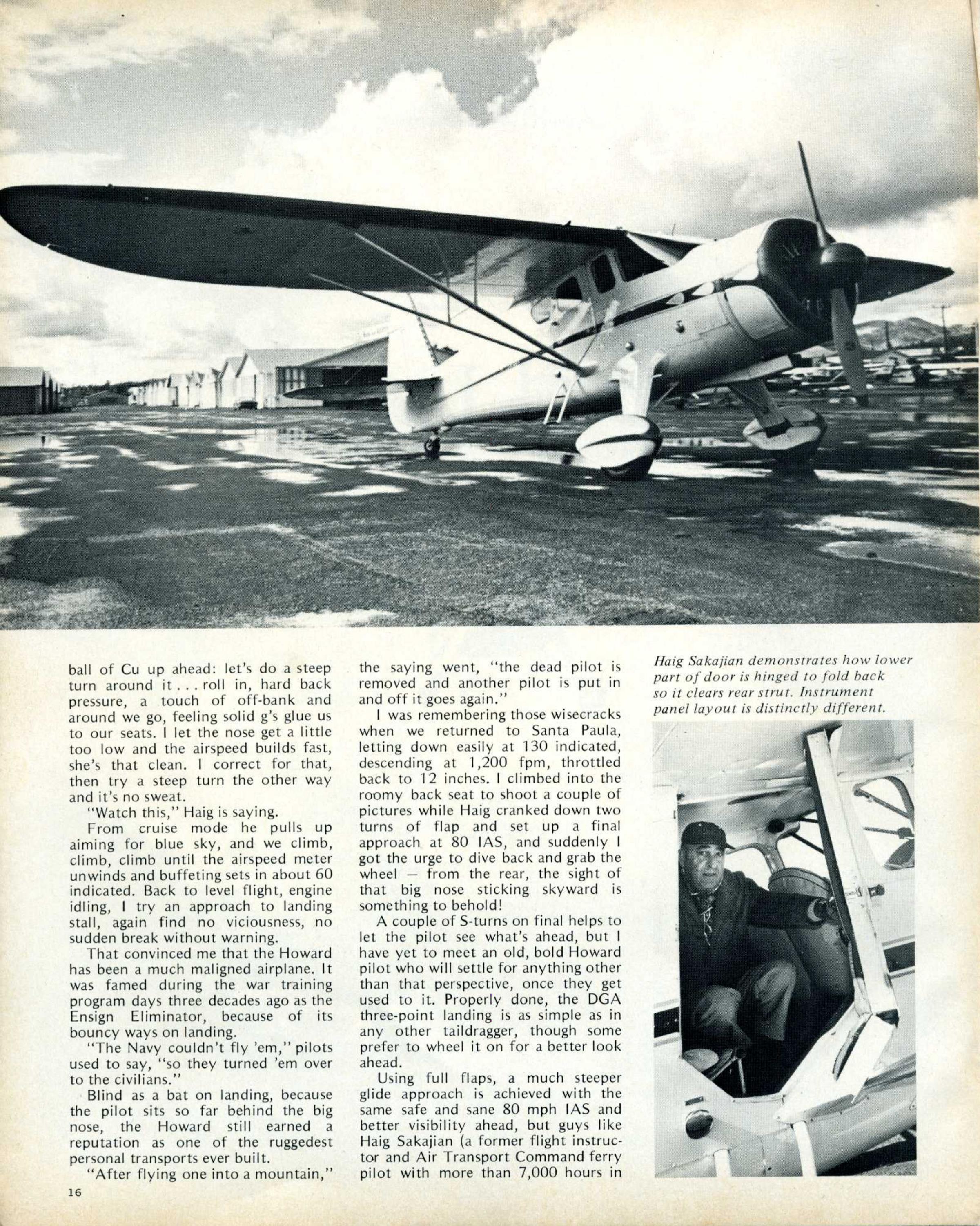 Sample page 3 from AirCorps Library document: DGA-15 Plane & Pilot Article