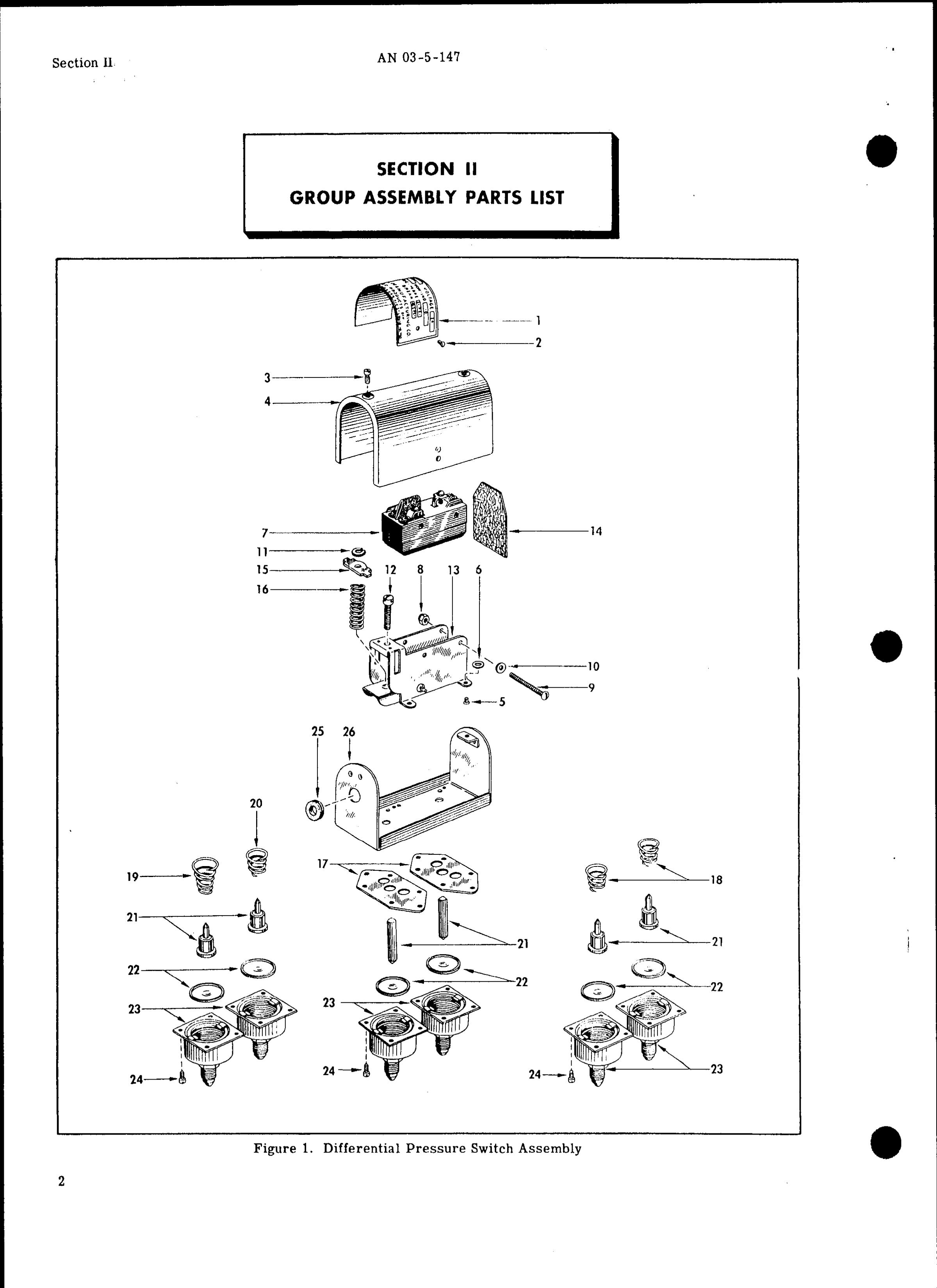 Sample page 4 from AirCorps Library document: Parts Catalog for Differential Pressure Switch (McQuay-Norris)