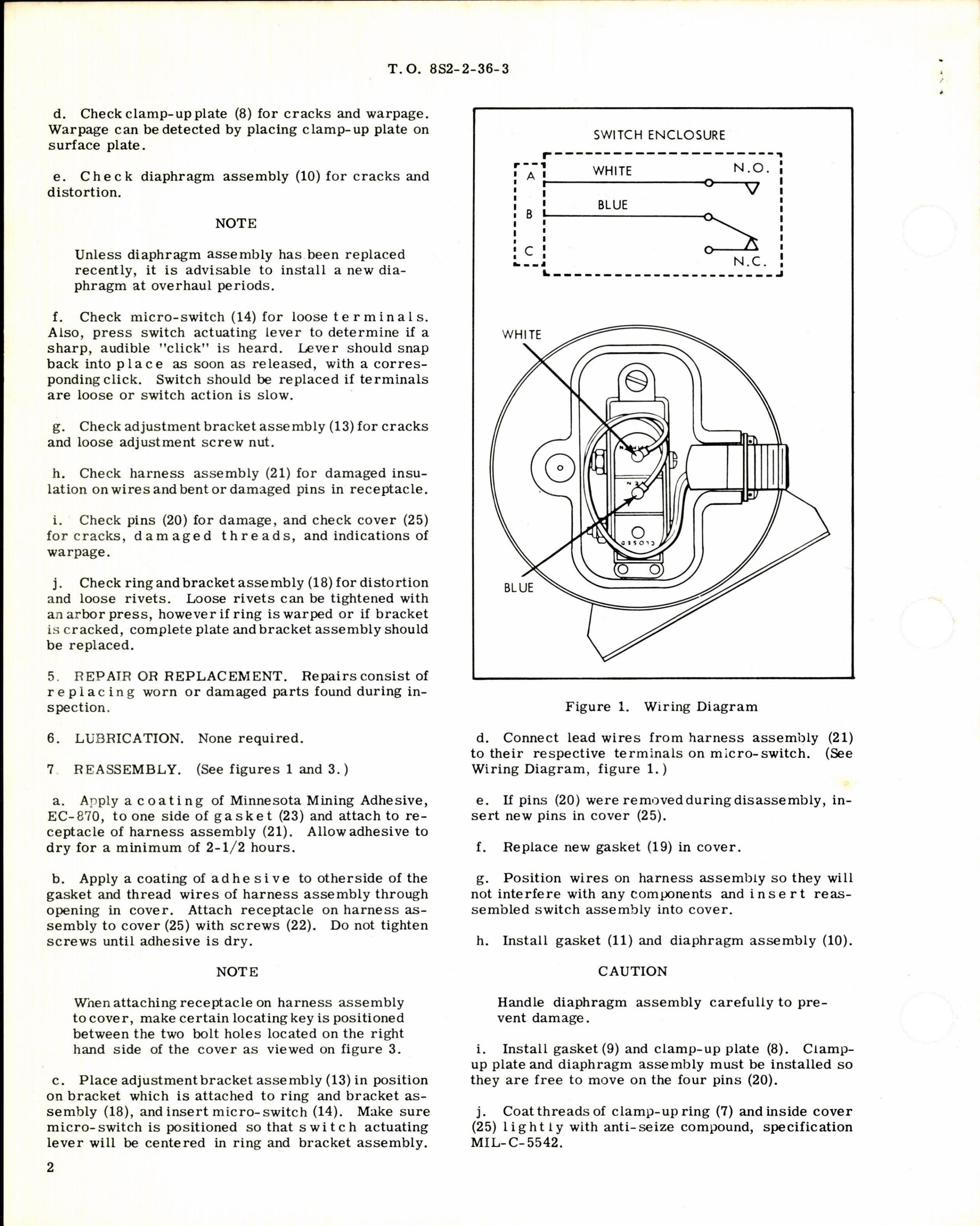 Sample page 2 from AirCorps Library document: Differential Pressure Switch 69000-3