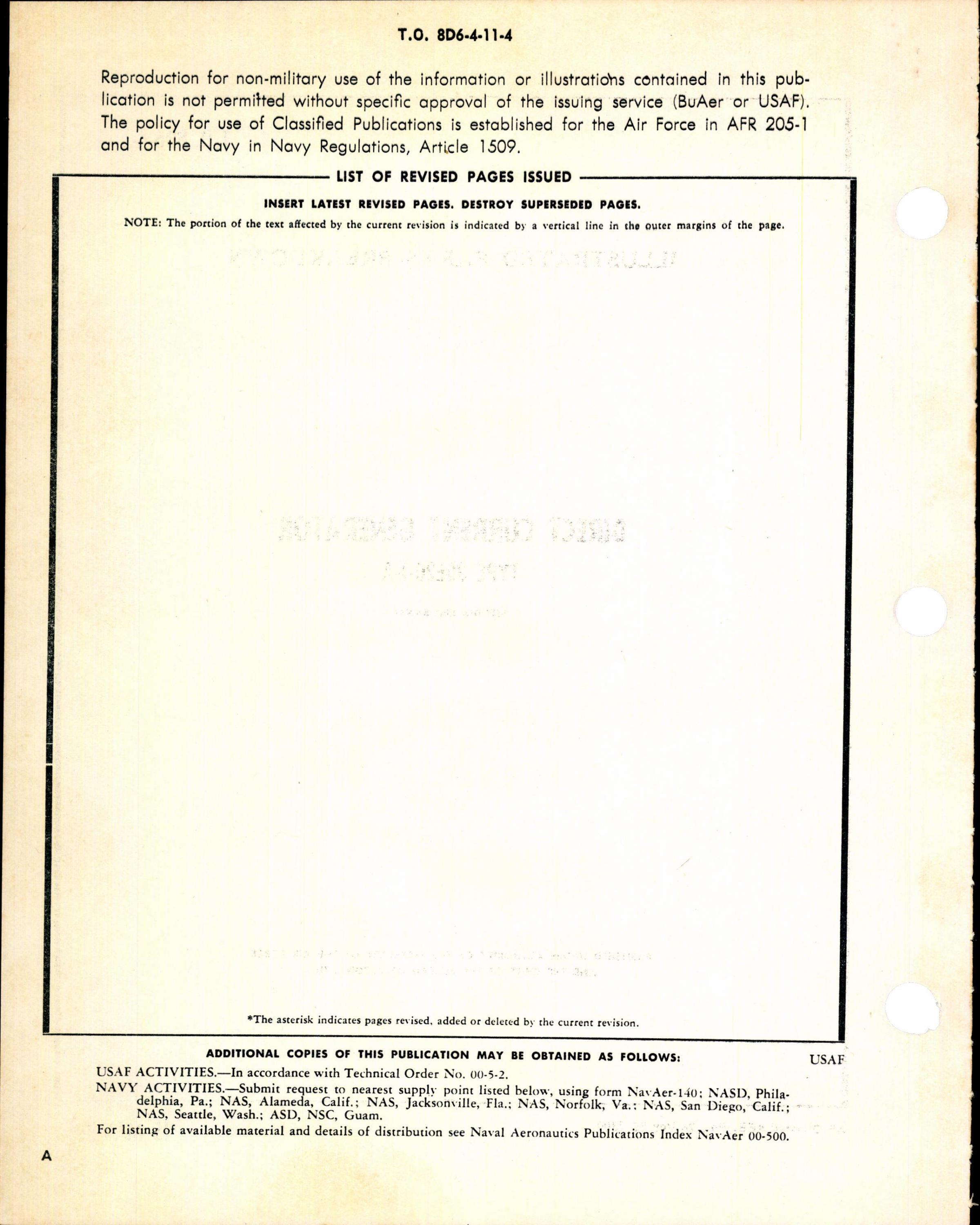 Sample page 2 from AirCorps Library document: Parts Breakdown Direct Current Generator Type 30E20-1-A