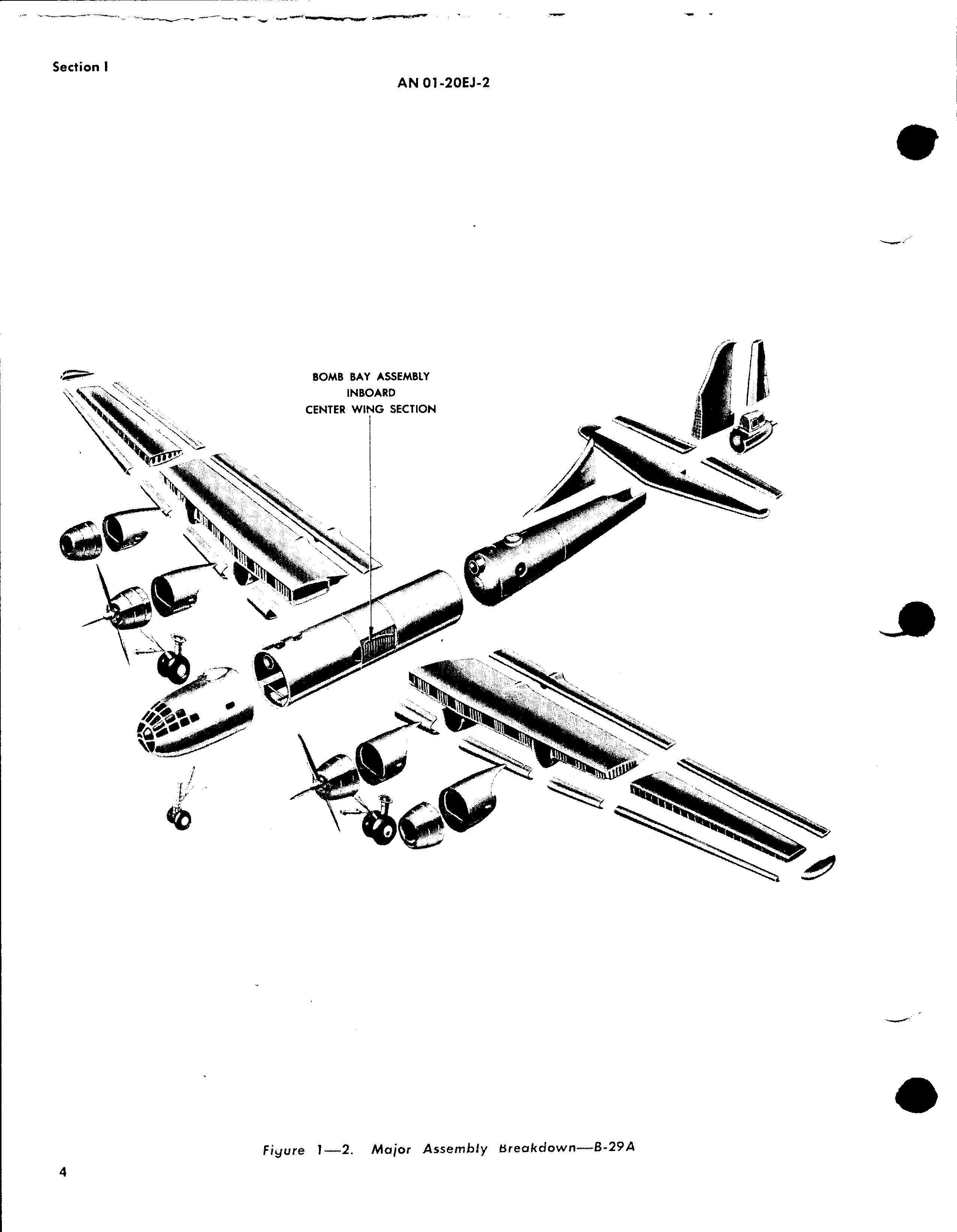 Sample page 8 from AirCorps Library document: Erection and Maintenance Instructions for the B-29 and B-29A