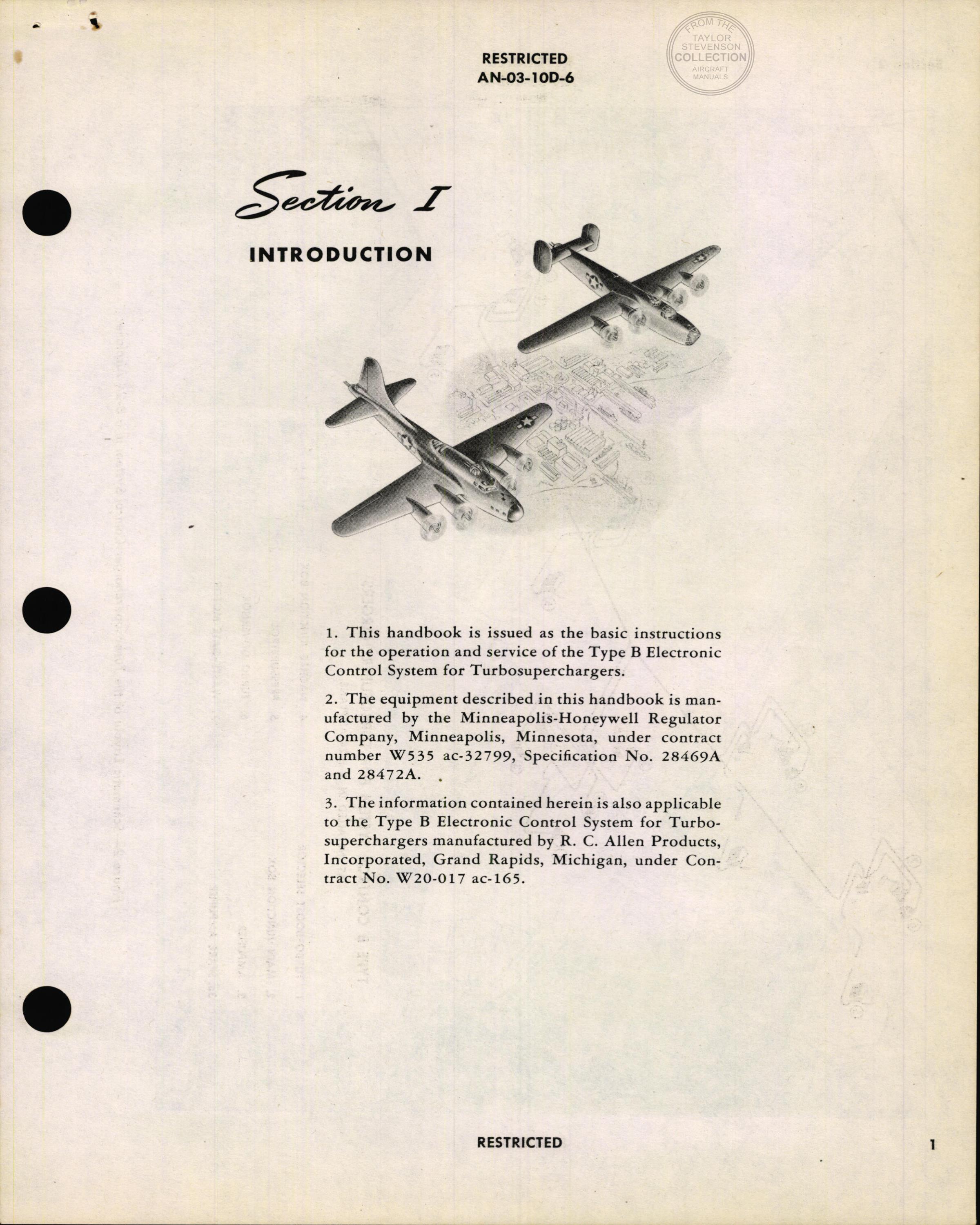 Sample page 5 from AirCorps Library document: Type B Electronic Control for Superchargers - June 1944