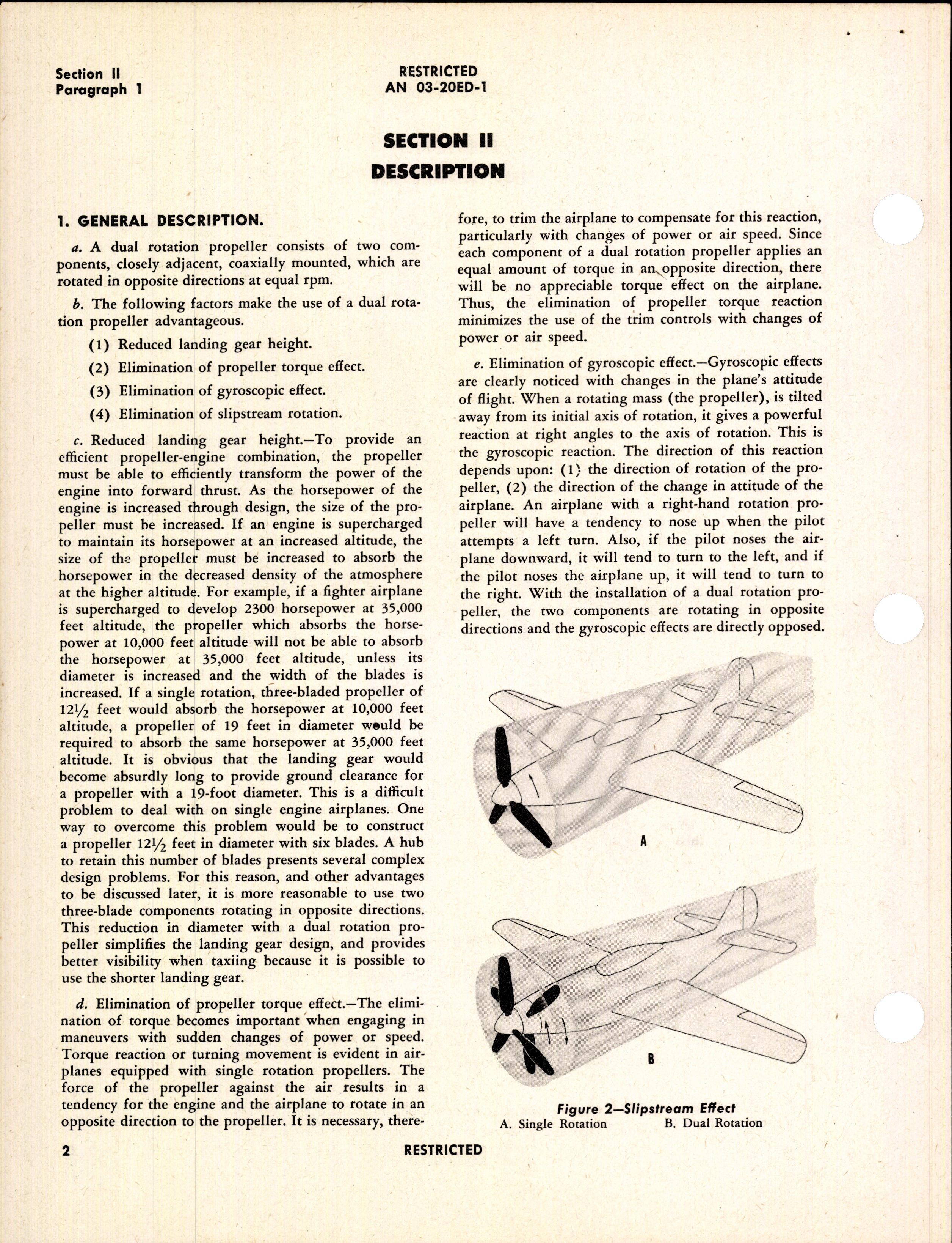 Sample page 6 from AirCorps Library document: Handbook of Instructions with Parts Catalog for Dual Rotation Propellers