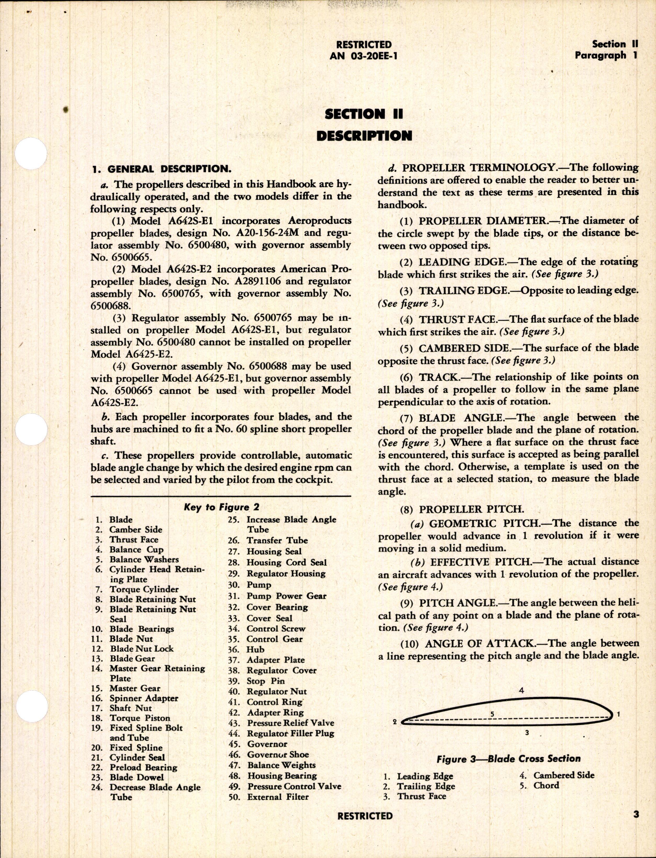 Sample page 7 from AirCorps Library document: Handbook of Instructions with Parts Catalog for Hydraulically Operated Propellers