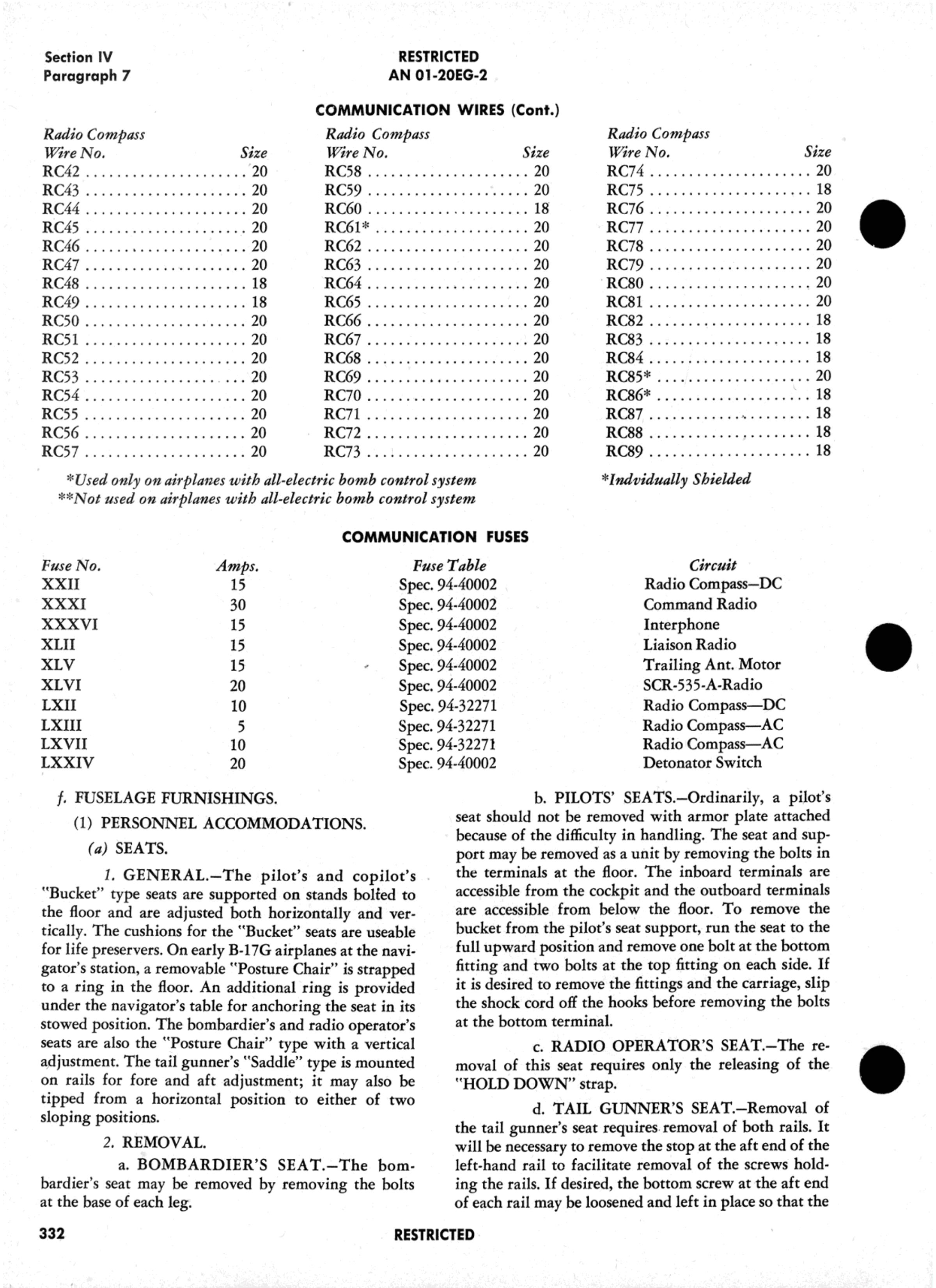 Sample page 336 from AirCorps Library document: Erection & Maintenance - B-17G - Aug 1944