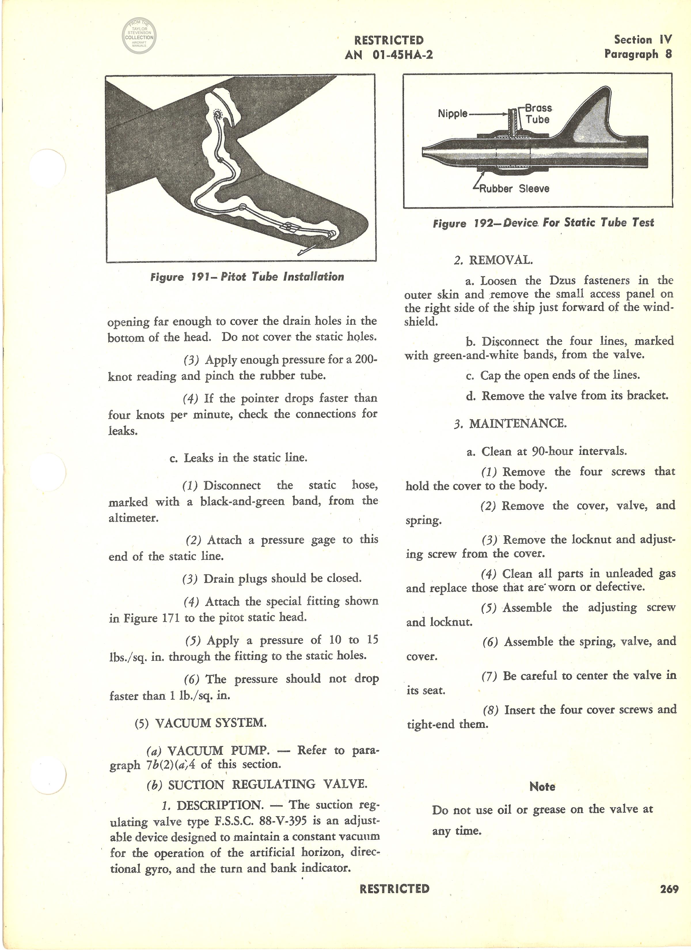 Sample page 287 from AirCorps Library document: Erection & Maintenance - F4U-1, F3A-1, FG-1