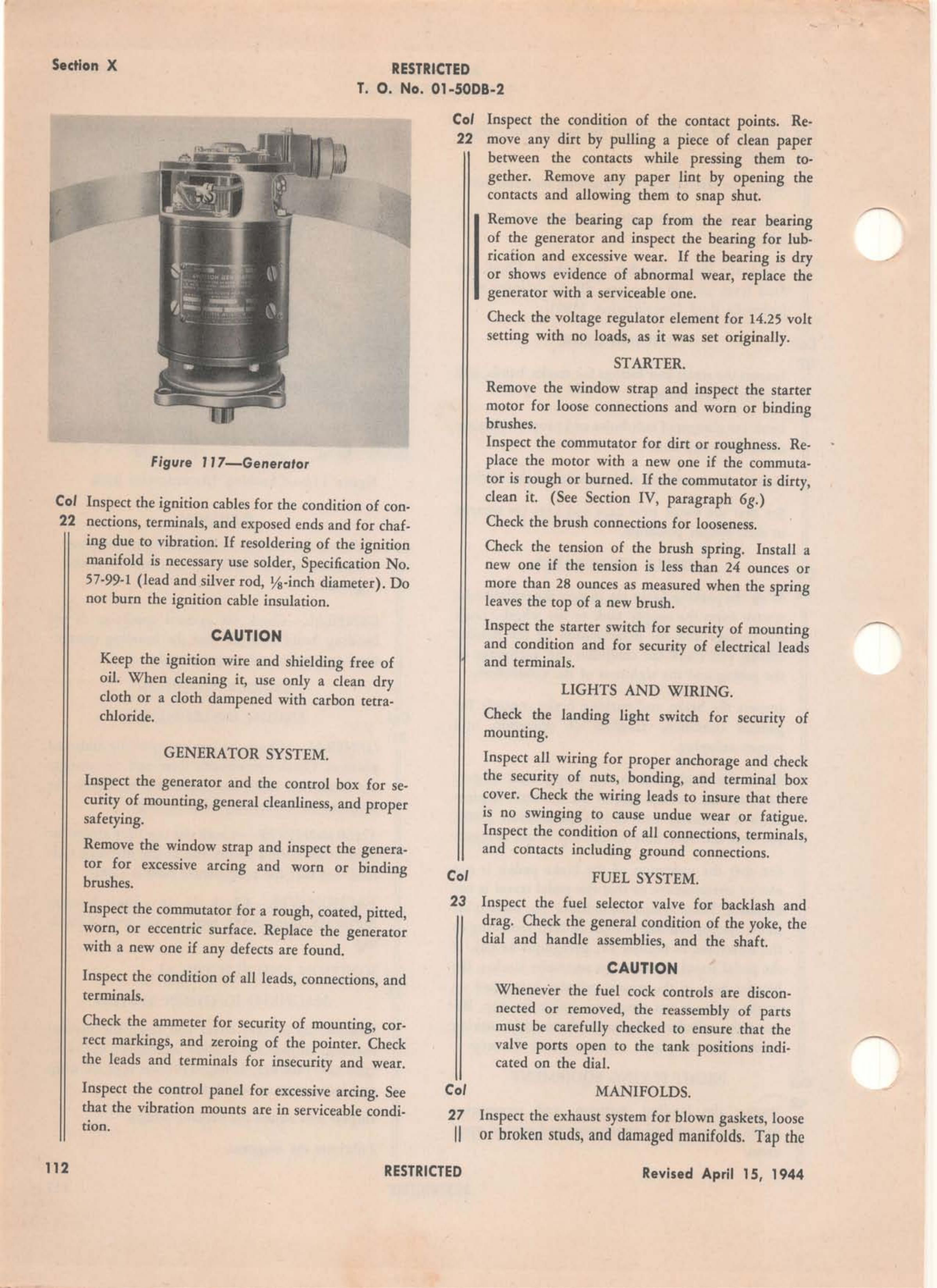 Sample page 118 from AirCorps Library document: Erection & Maintenance - L-5, OY-1