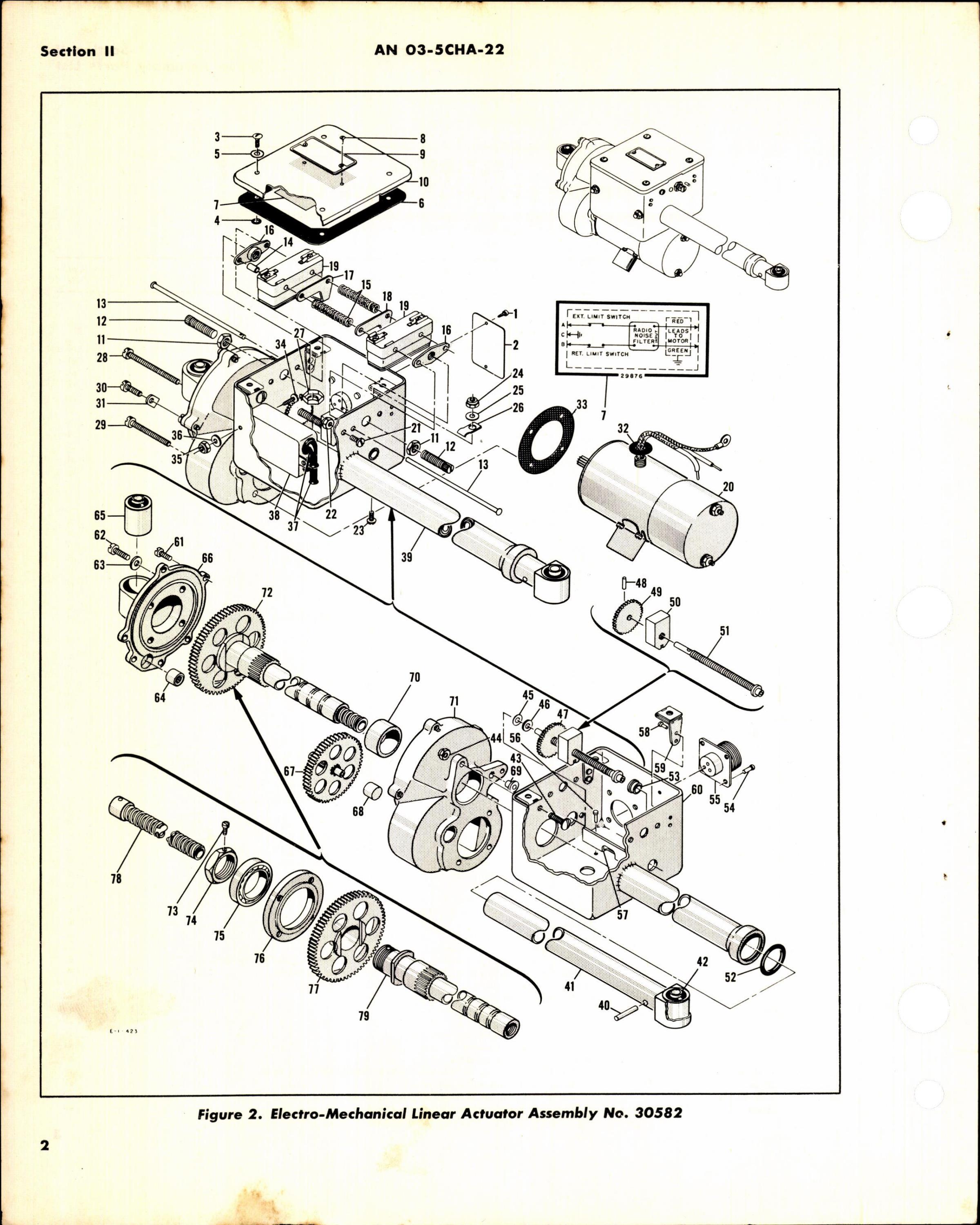Sample page 4 from AirCorps Library document: Parts Catalog for Electro-Mechanical Linear Actuators