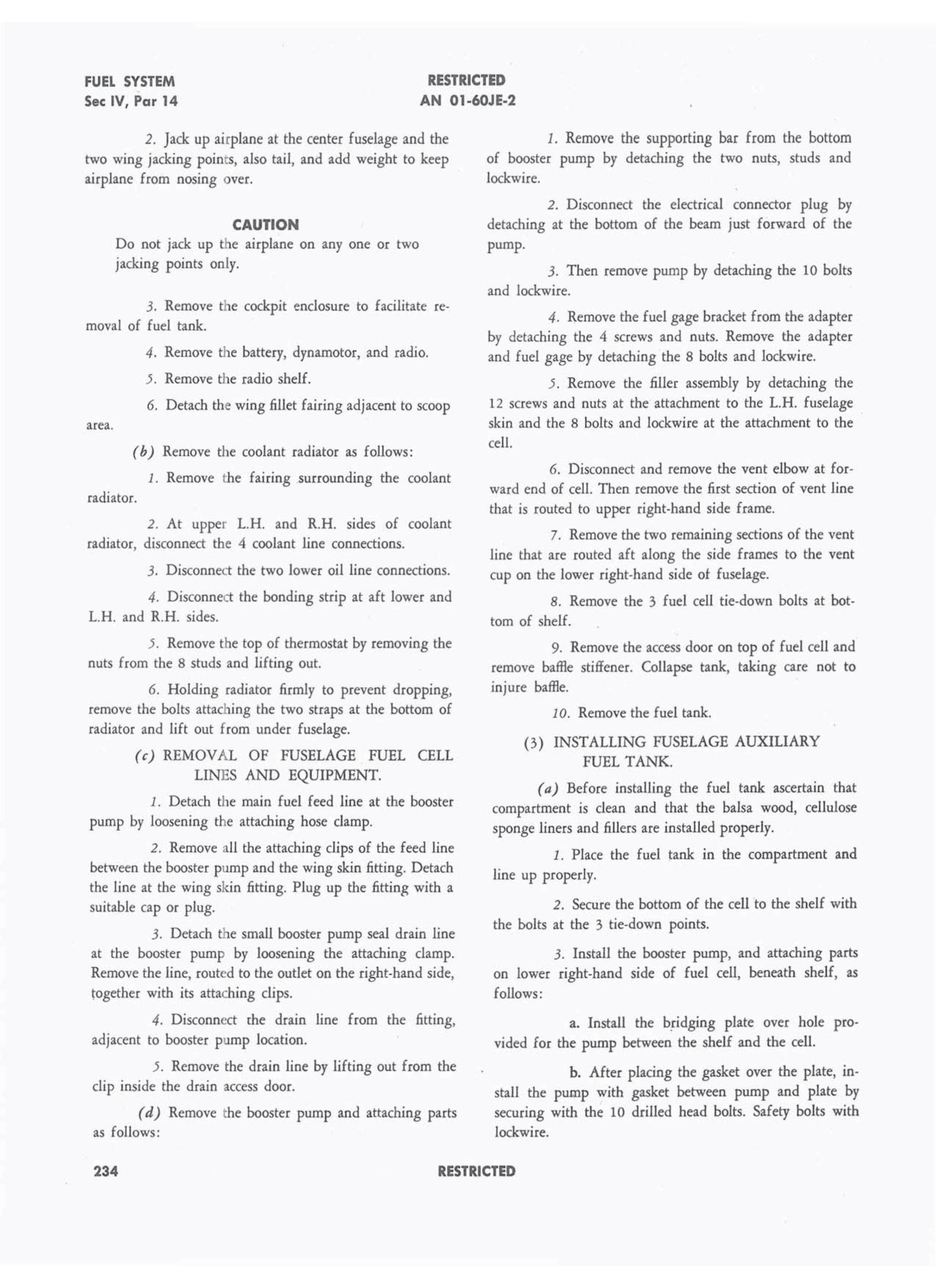 Sample page 238 from AirCorps Library document: Erection & Maintenance - P-51D-5