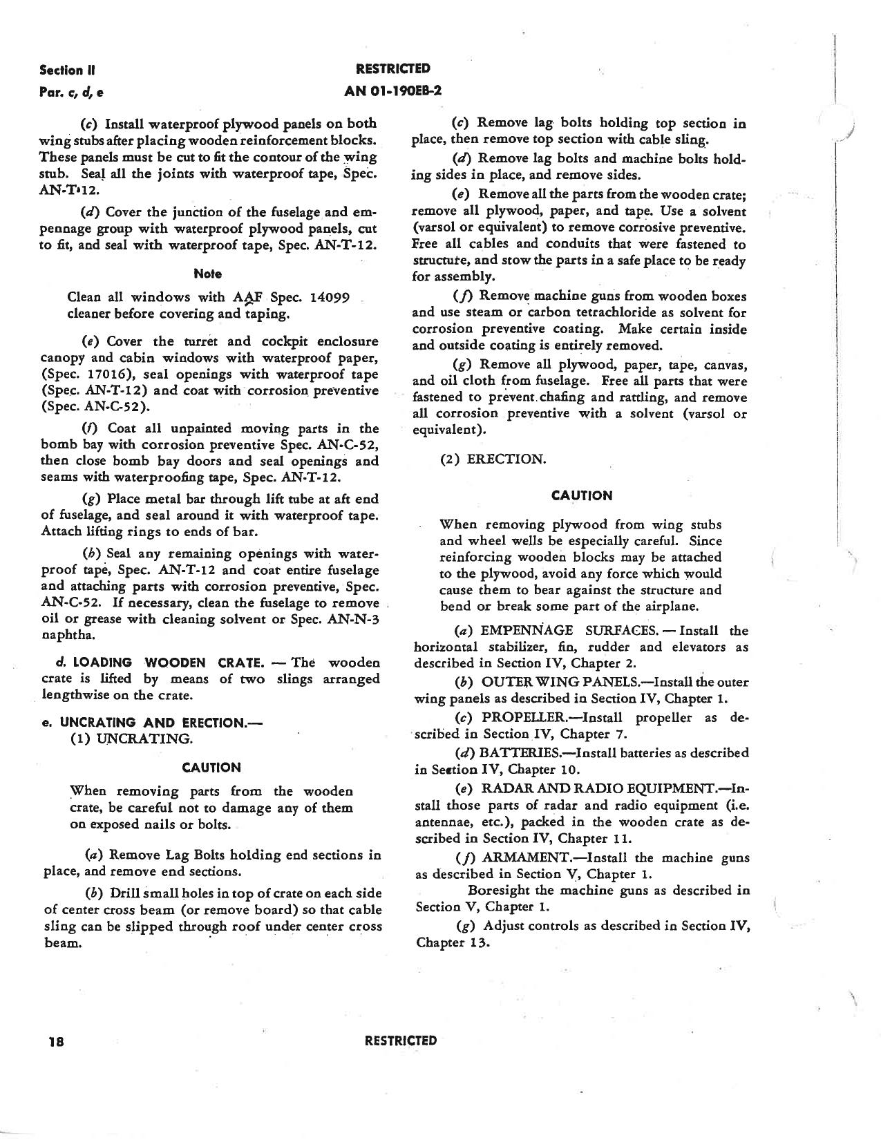 Sample page 26 from AirCorps Library document: Erection & Maintenance Manual - TBM