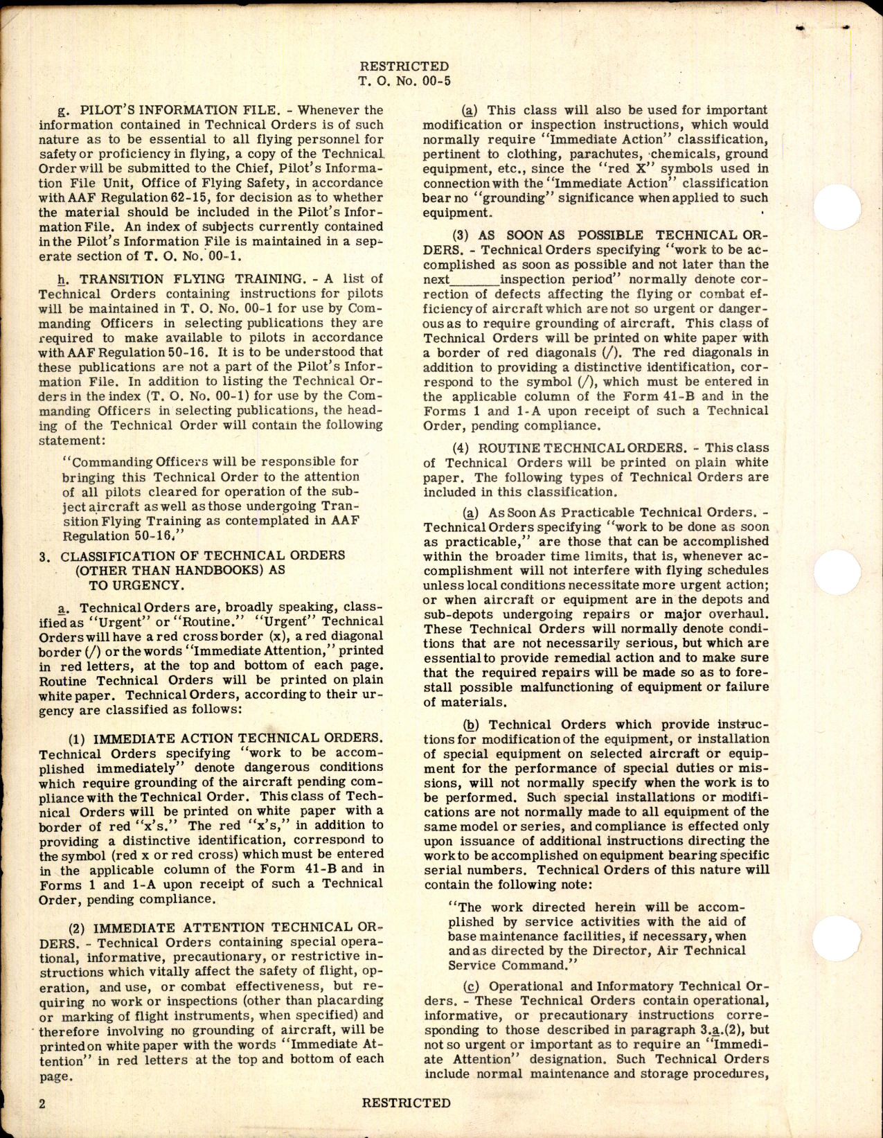 Sample page 2 from AirCorps Library document: Explanation of Technical Order and Stock List System