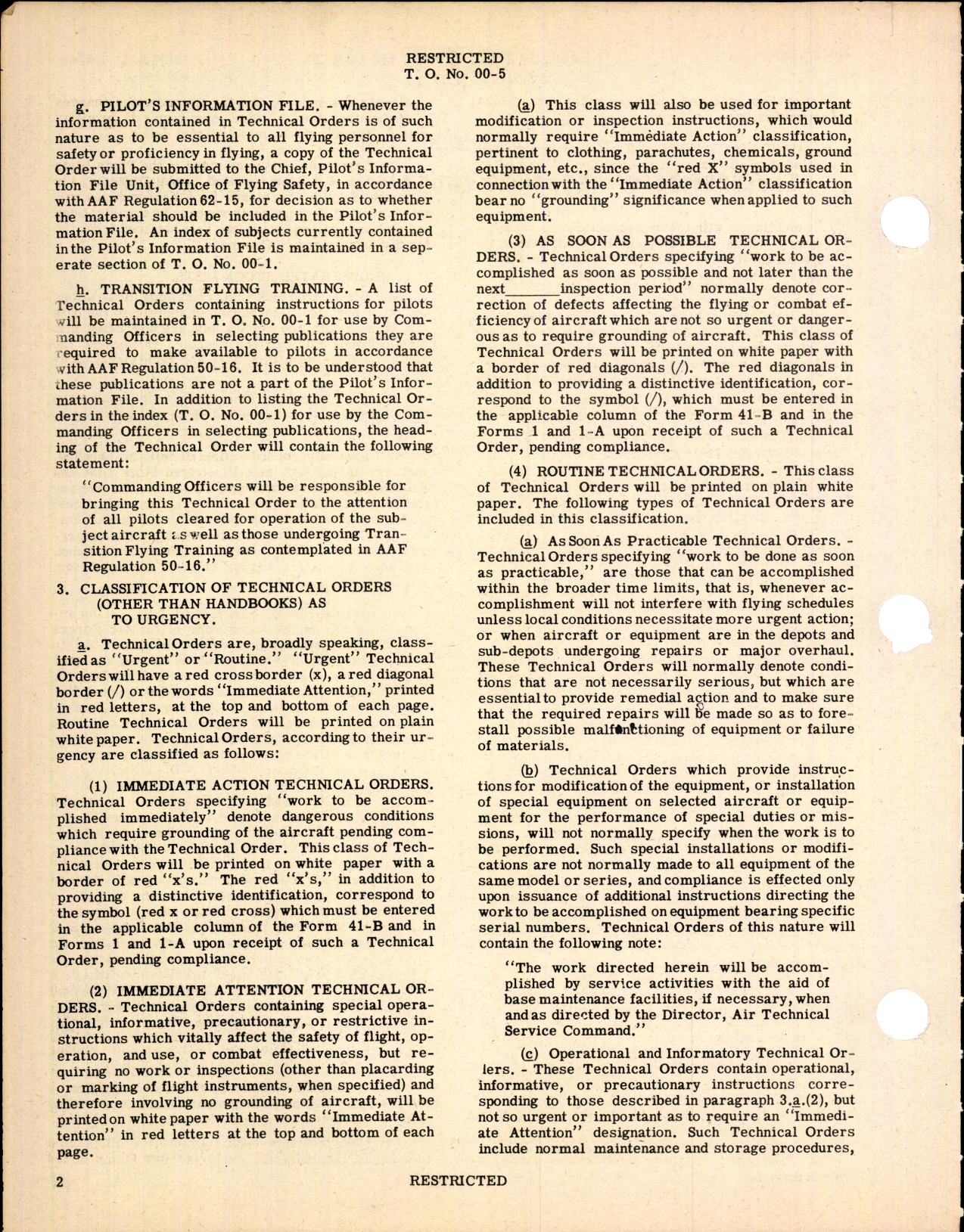Sample page 2 from AirCorps Library document: Explanation of Technical Order & Stock List System
