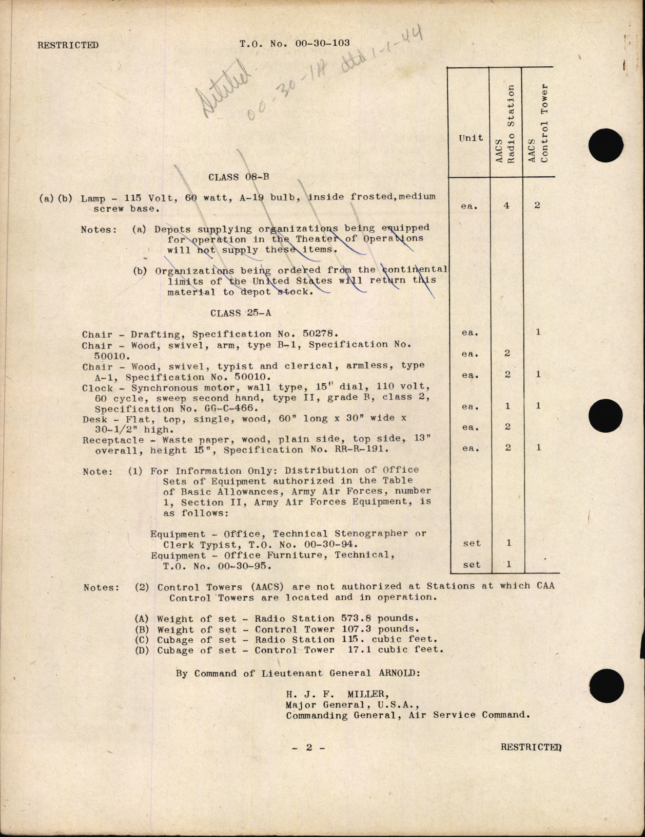 Sample page 2 from AirCorps Library document: Base Headquarters and Air Base Squadron Airway Communication System Office