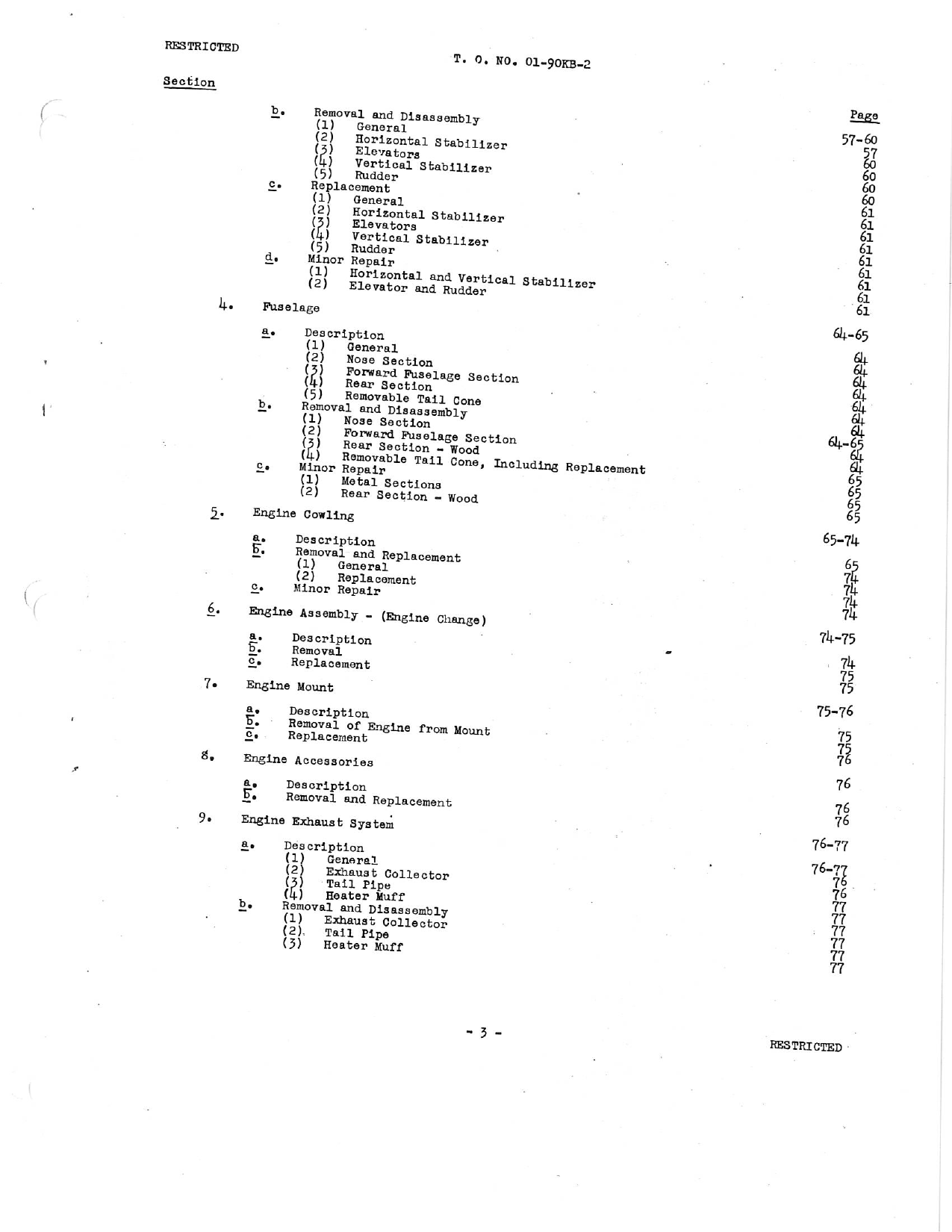 Sample page 3 from AirCorps Library document: Erection and Maintenance Instructions for AT-10