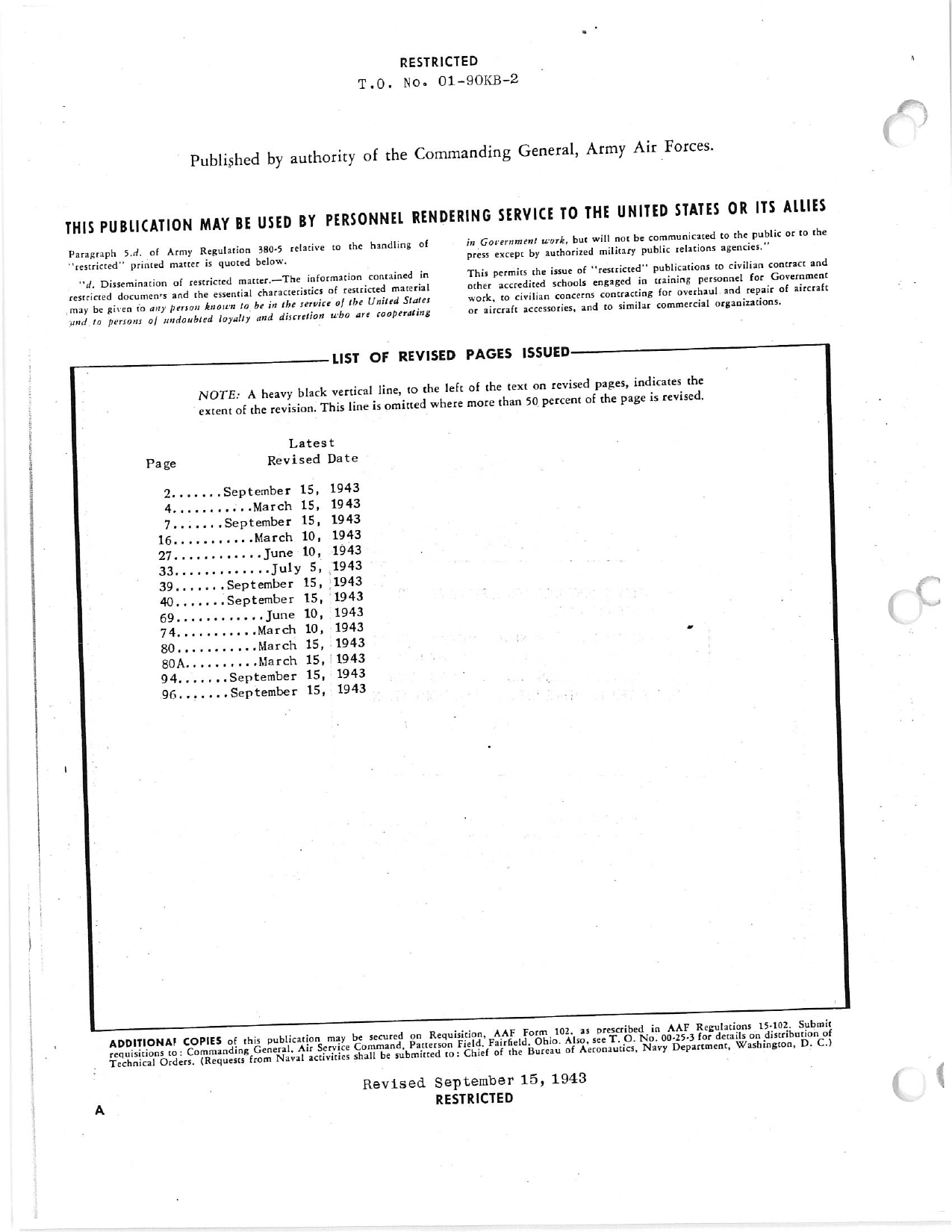 Sample page 2 from AirCorps Library document: Erection and Maintenance Instructions for AT-10