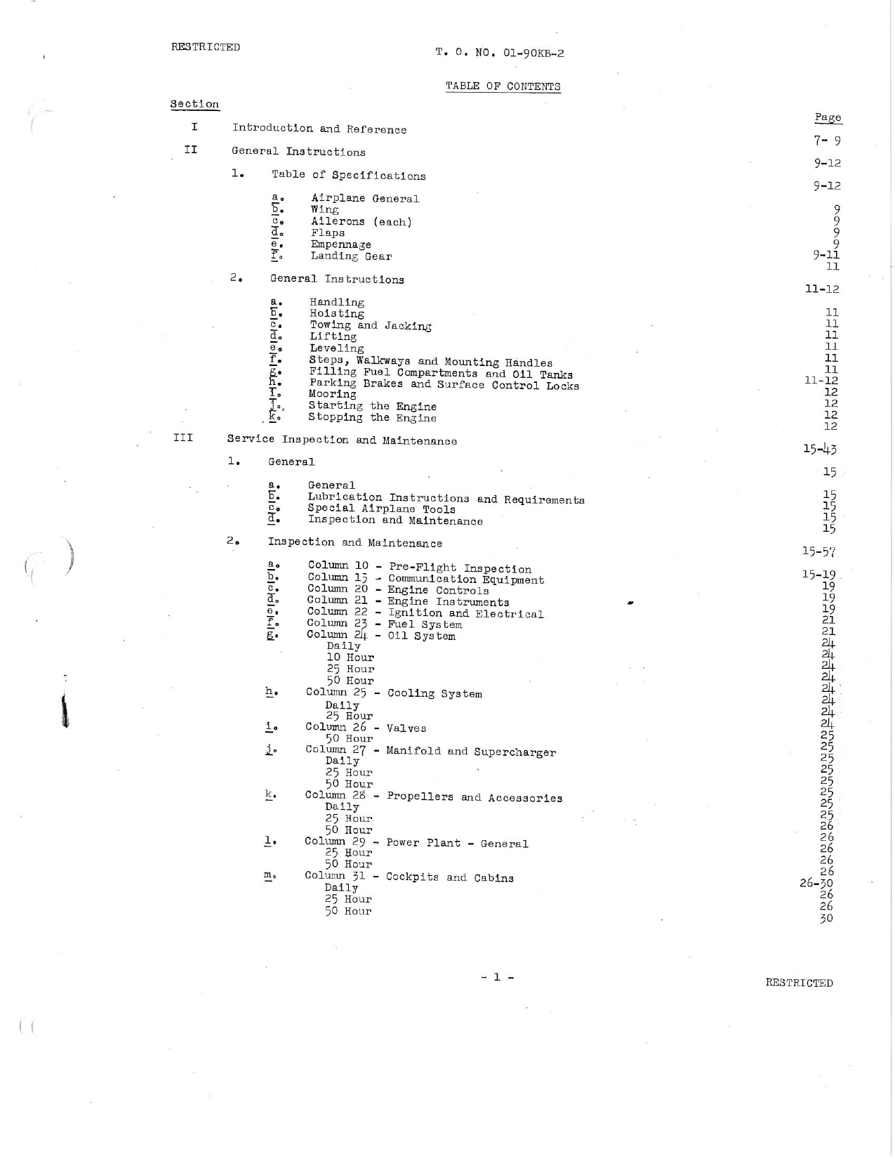 Sample page 3 from AirCorps Library document: Erection and Maintenance Instructions for AT-10
