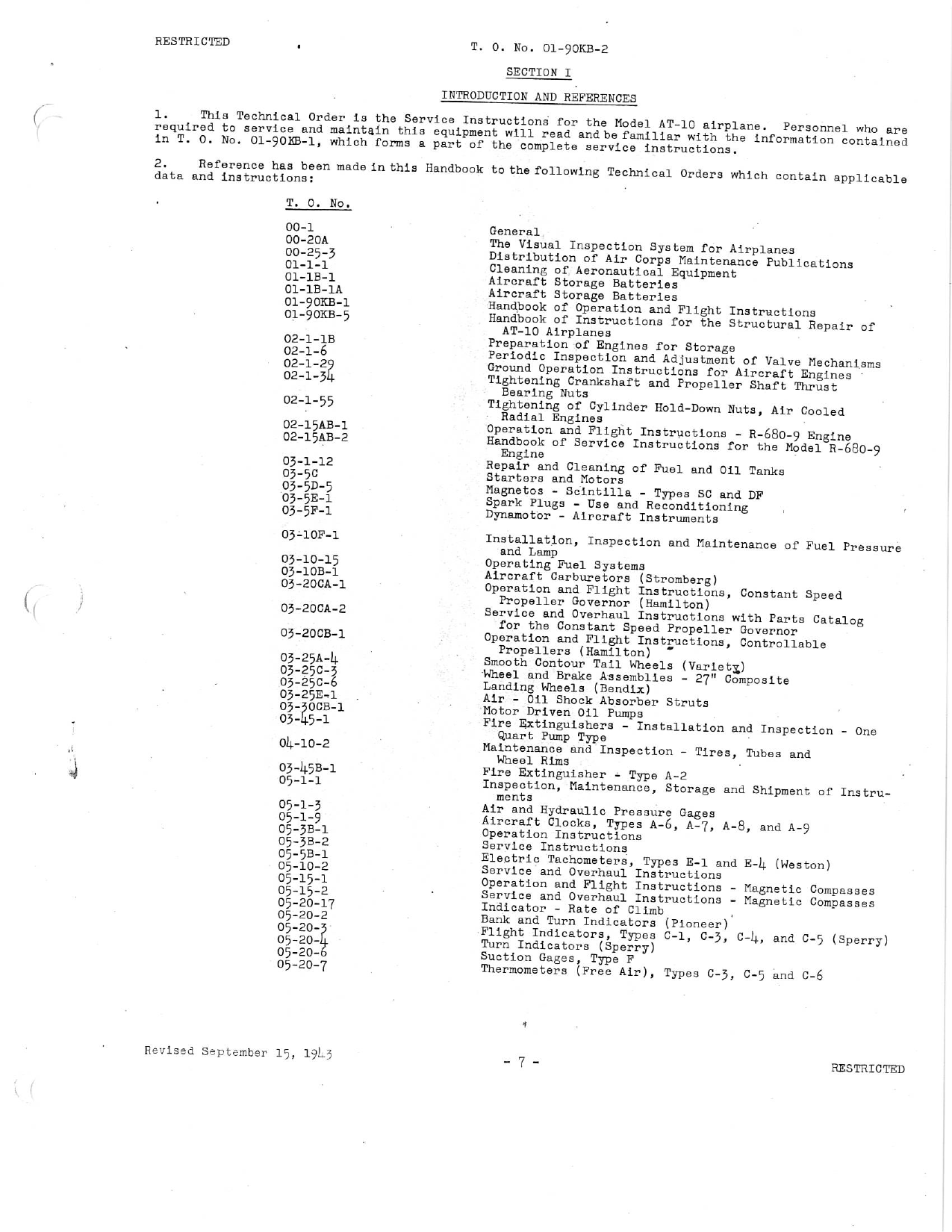 Sample page 5 from AirCorps Library document: Erection and Maintenance Instructions for AT-10