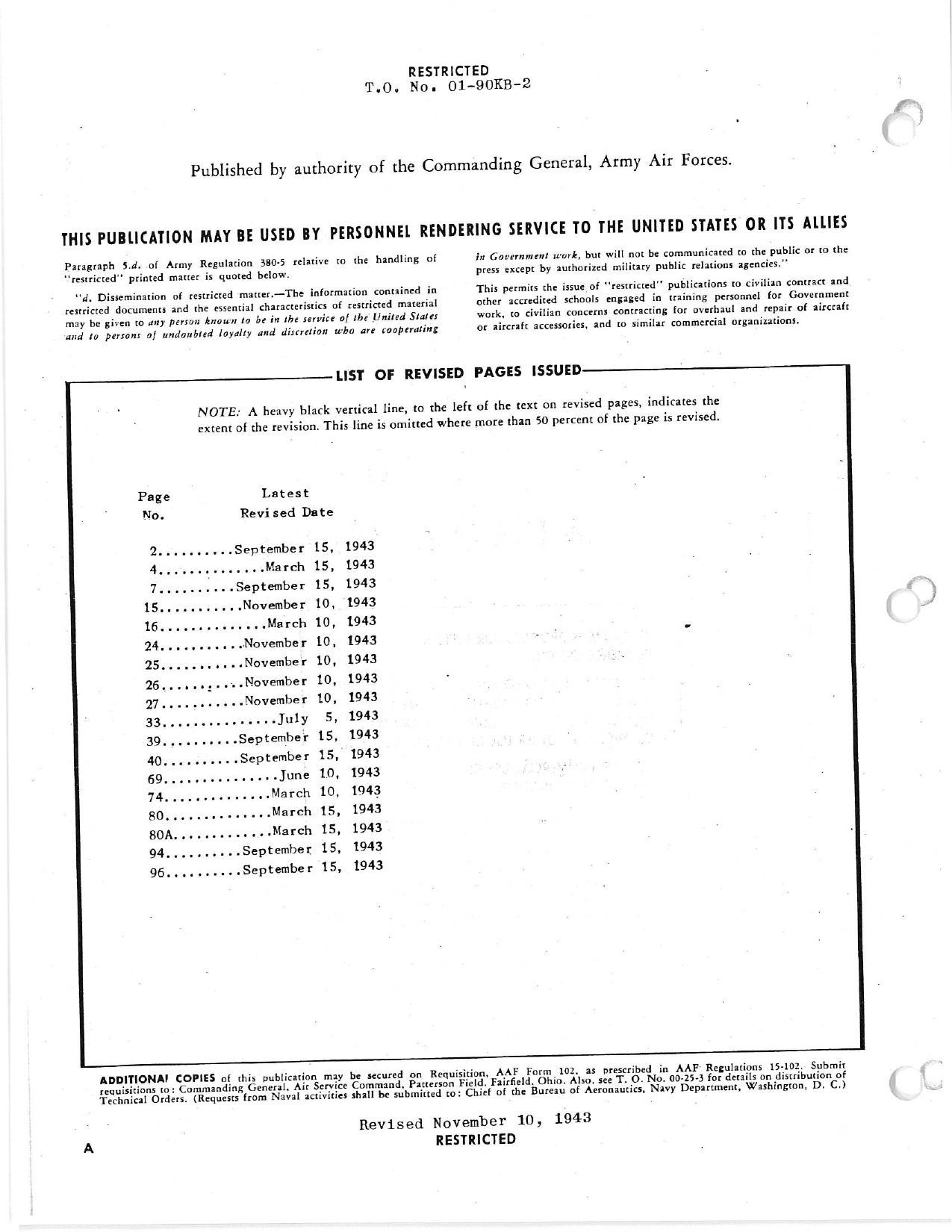 Sample page 2 from AirCorps Library document: Erection and Maintenance Instructions for AT-10
