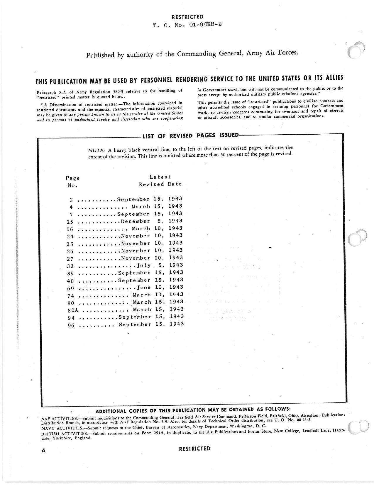 Sample page 2 from AirCorps Library document: Erection and Maintenance Instructions for AT-10