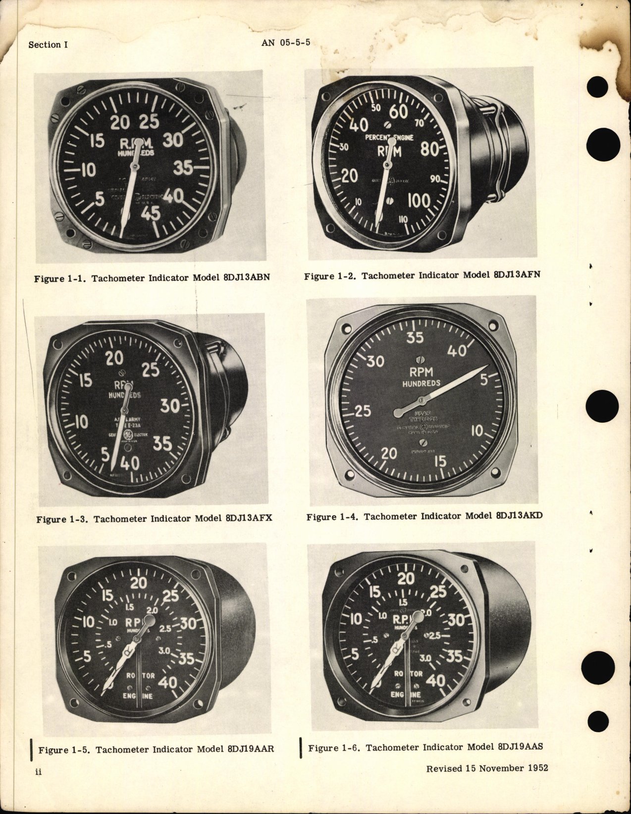 Sample page  4 from AirCorps Library document: Electronic Tachometers - Overhaul Instructions 