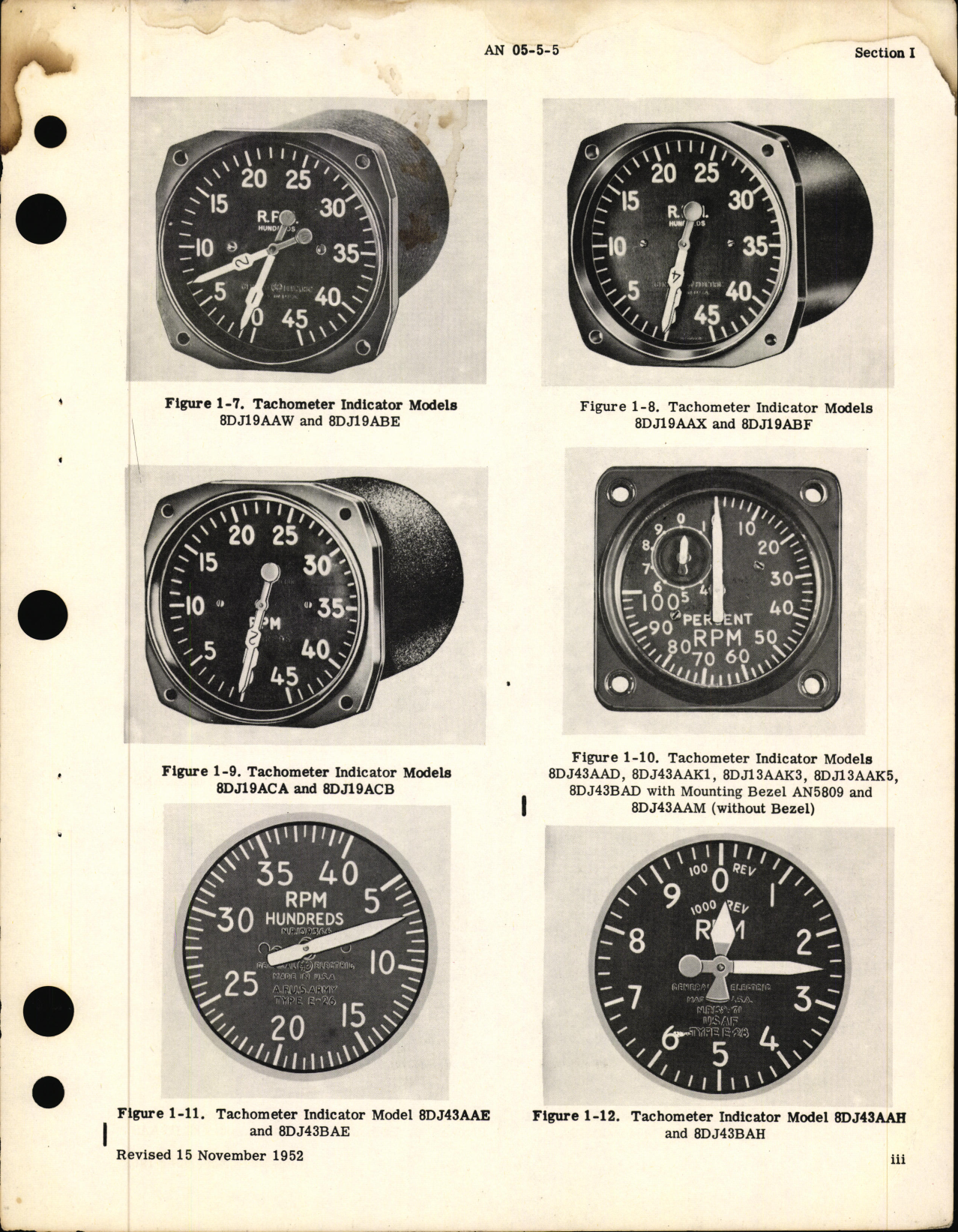 Sample page  5 from AirCorps Library document: Electronic Tachometers - Overhaul Instructions 
