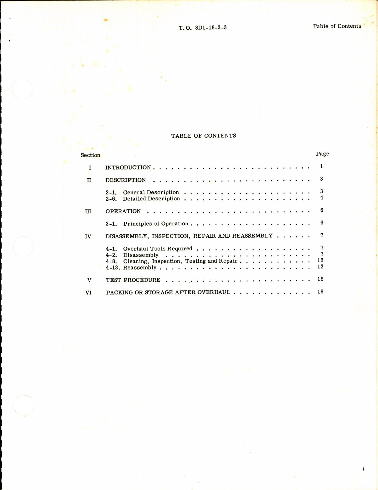 Sample page 3 from AirCorps Library document: Handbook of Overhaul Instructions for Electric Windshield Wipers