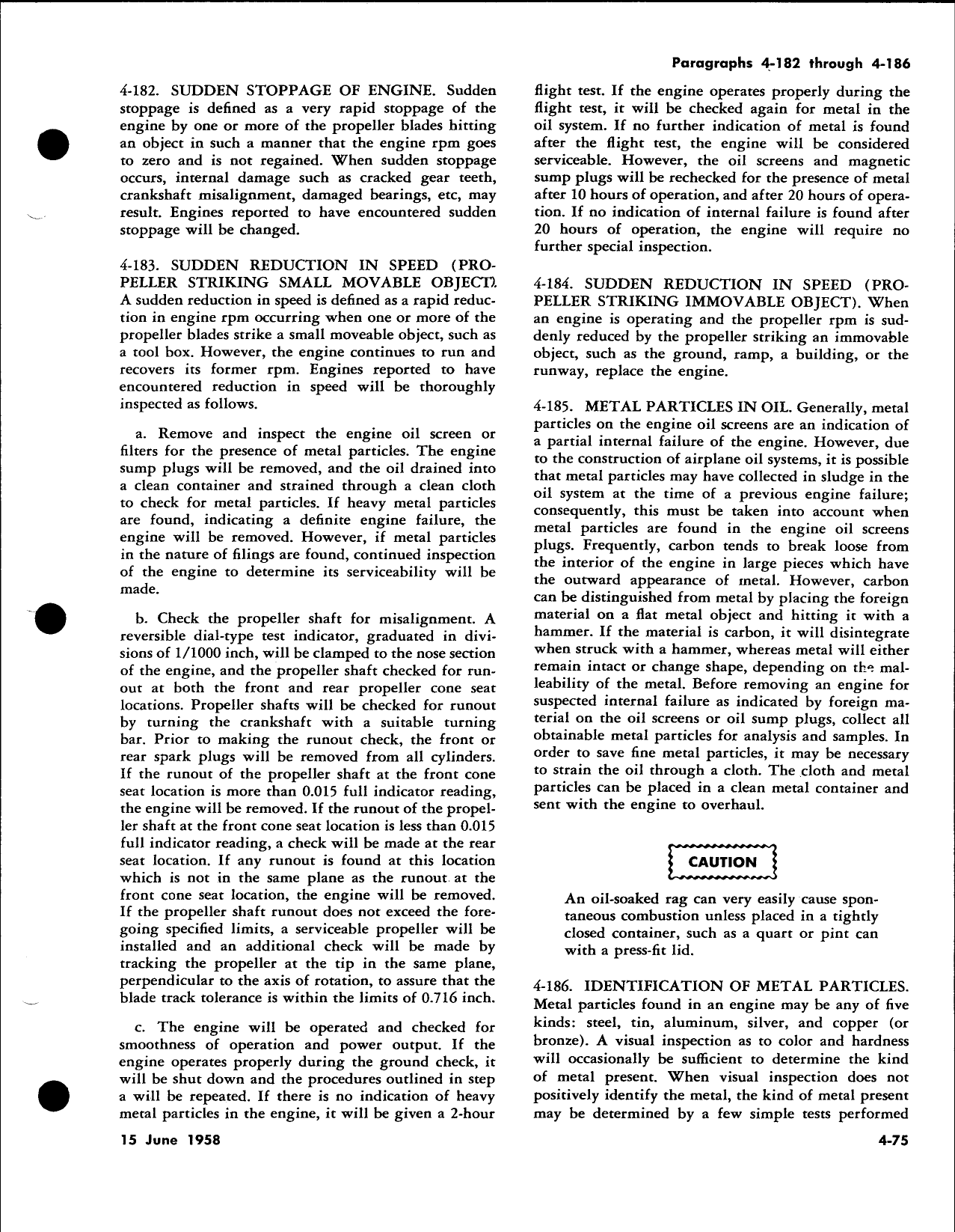 Sample page 2 from AirCorps Library document: Engine Removal Exerpt