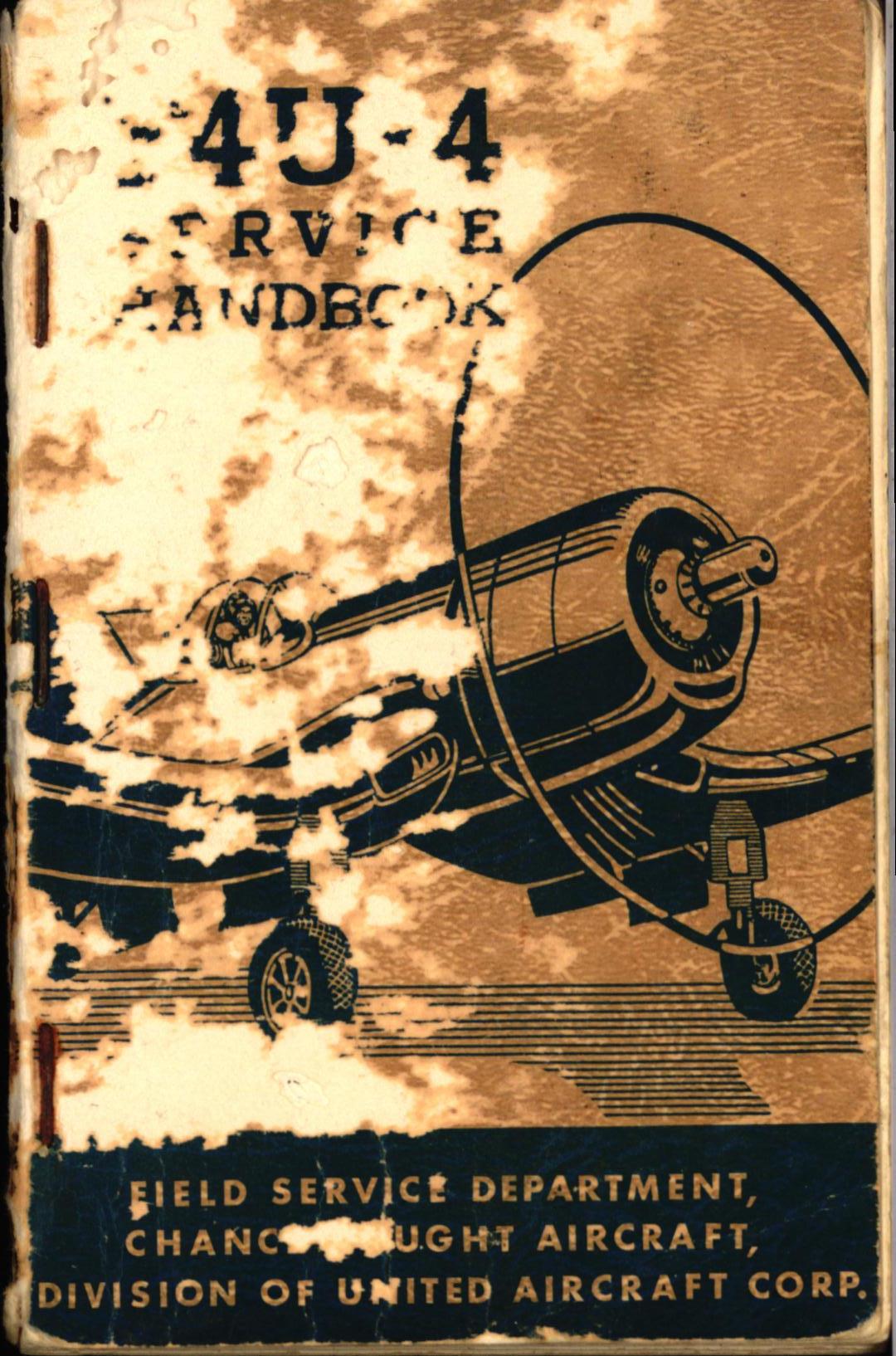 Sample page 1 from AirCorps Library document: F4U-4 Service Handbook