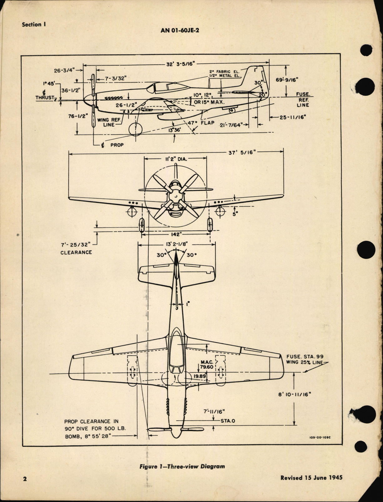 Sample page  14 from AirCorps Library document: F-51 Maintenance Instructions for Models F-51D - ZF-51K - F-51M - TF-51D