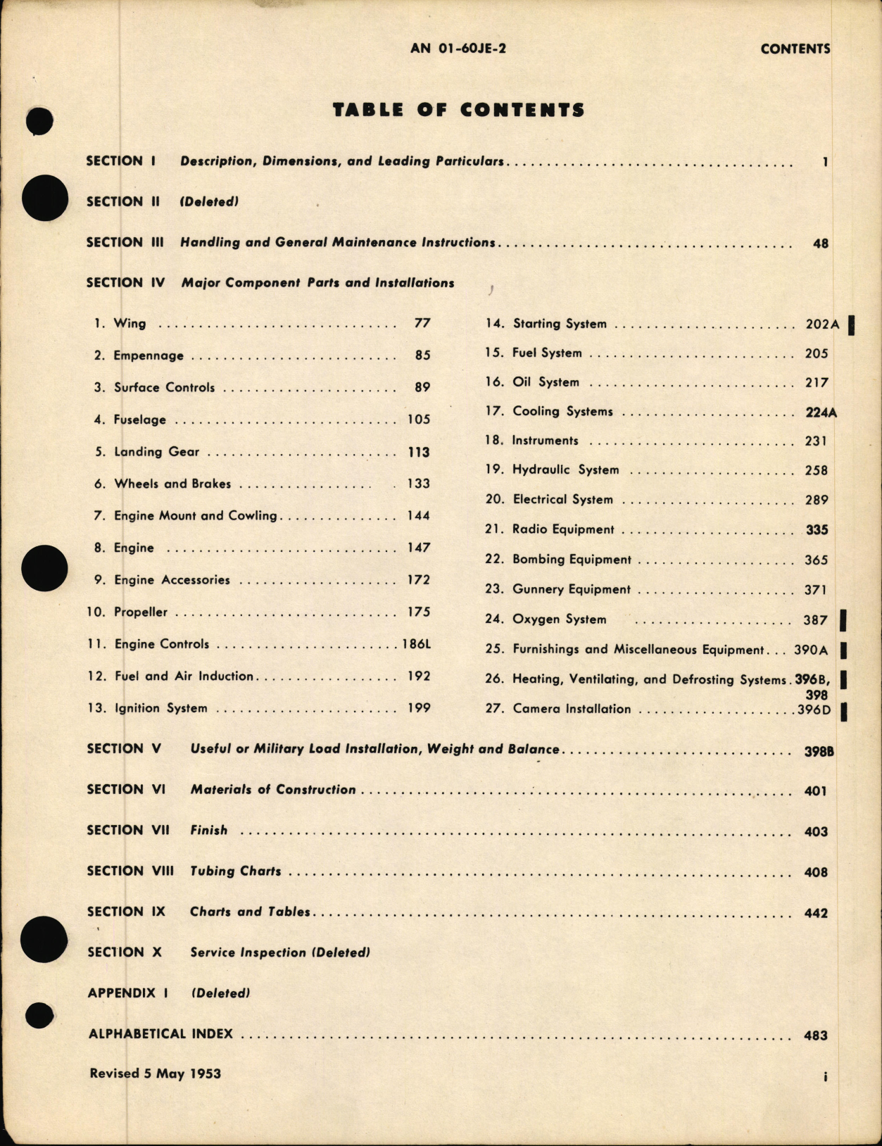 Sample page  9 from AirCorps Library document: F-51 Maintenance Instructions for Models F-51D - ZF-51K - F-51M - TF-51D