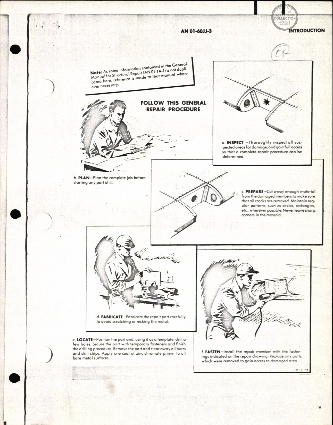 Sample page 5 from AirCorps Library document: Structural Repair Instructions for P-83B, P-83E, P-82F, and P-82G