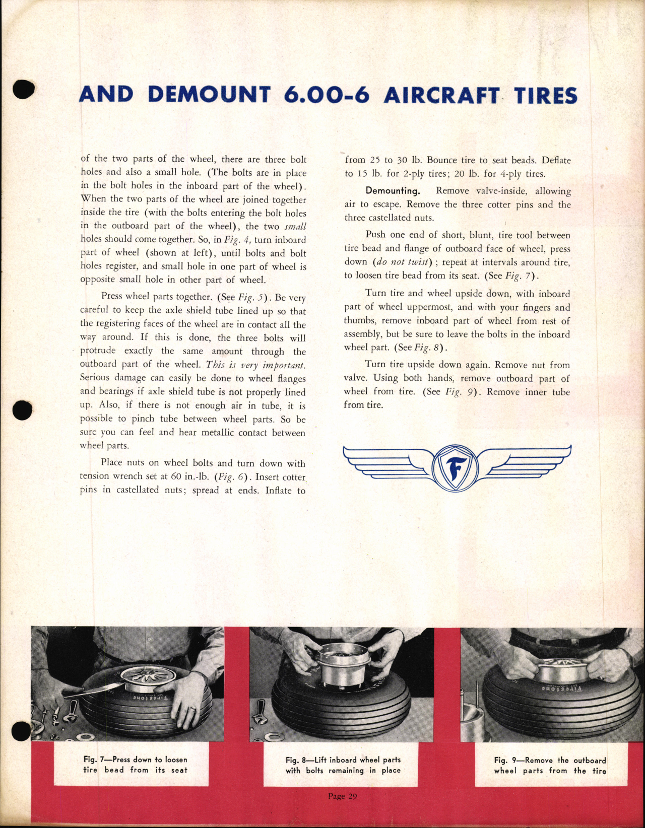 Sample page 30 from AirCorps Library document: Firestone Aircraft Engineering and Products Data Book