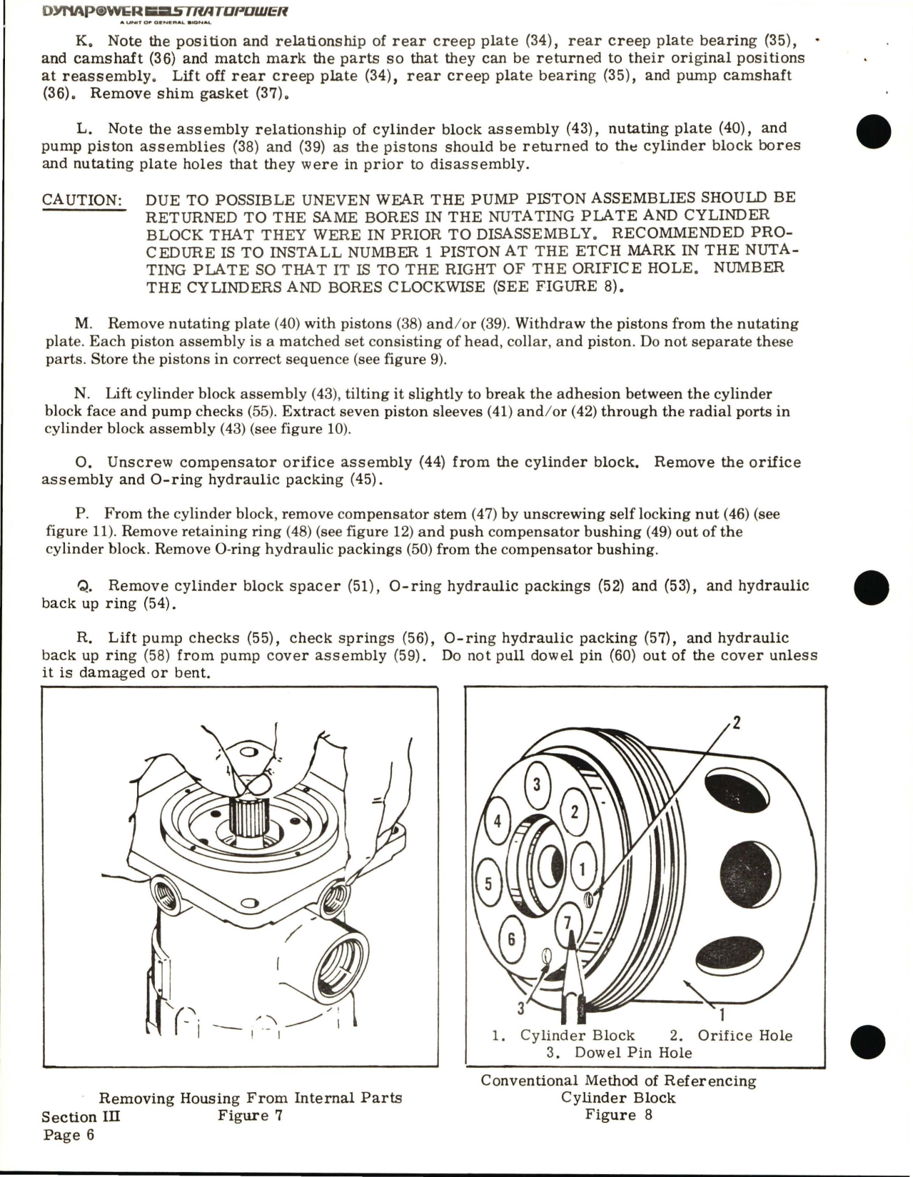 Sample page 6 from AirCorps Library document: Overhaul Instructions with Parts Breakdown for Stratopower Hydraulic Pump - 65W Series 