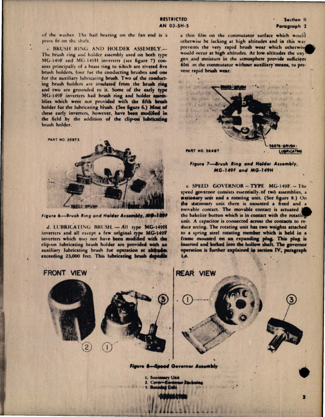 Sample page 7 from AirCorps Library document: Instructions with Parts Catalog for Inverters - Types MG-149F and MG-149H 