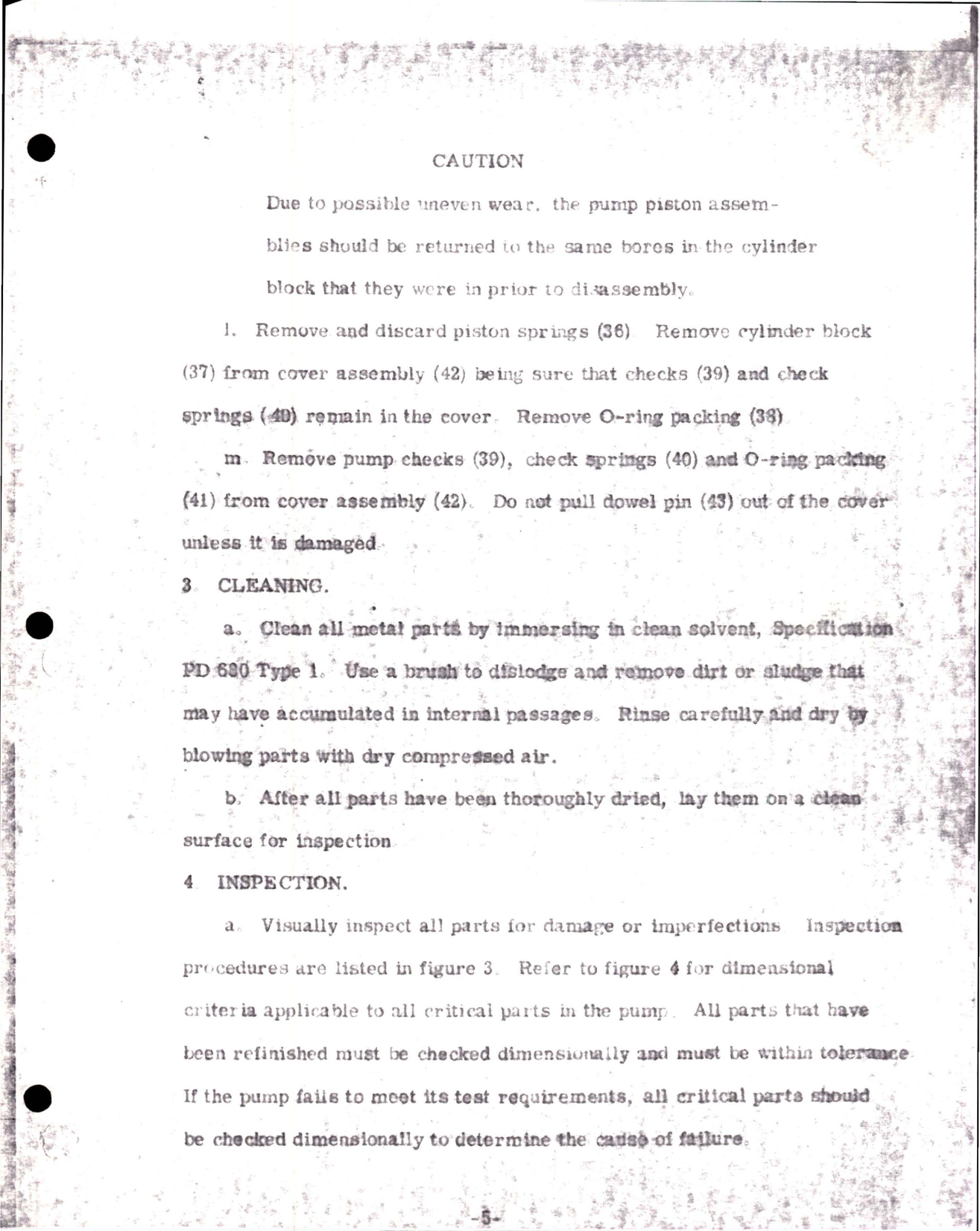 Sample page 9 from AirCorps Library document: Overhaul Instructions with Parts Breakdown for Motorized Hydraulic Pump Assembly - Part 167N100 