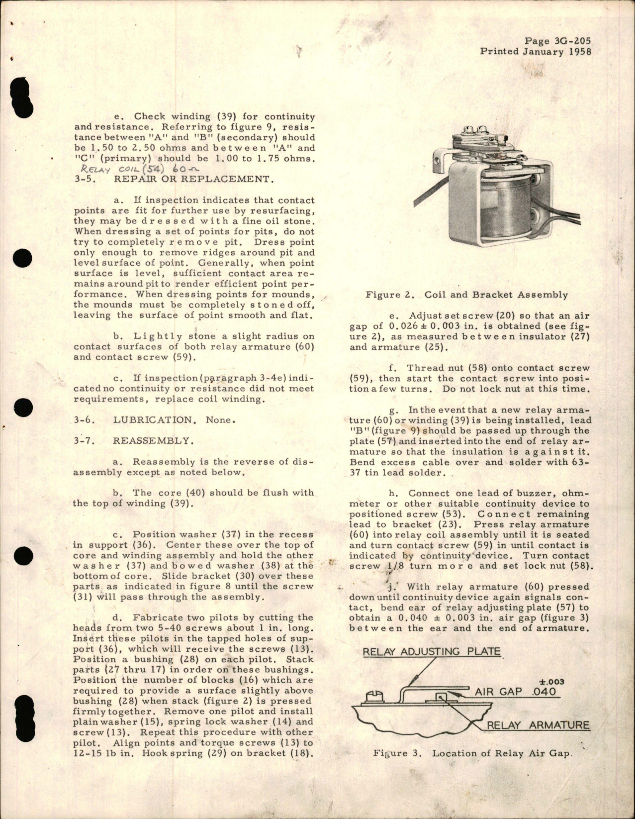 Sample page 5 from AirCorps Library document: Service Instructions with Parts List for Bendix Single Unit Starting Vibrator 10-75635-1