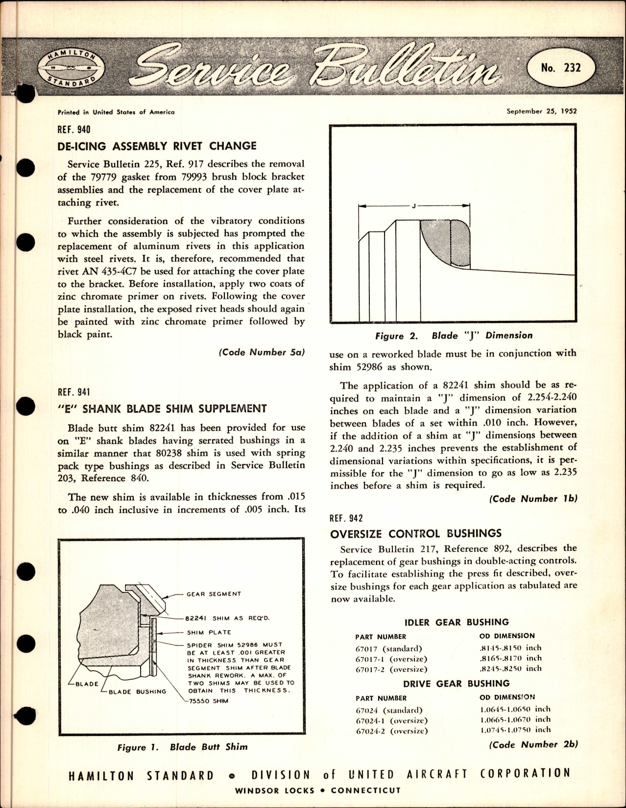 Sample page 1 from AirCorps Library document: De-Icing Assembly Rivet Change, Ref 940