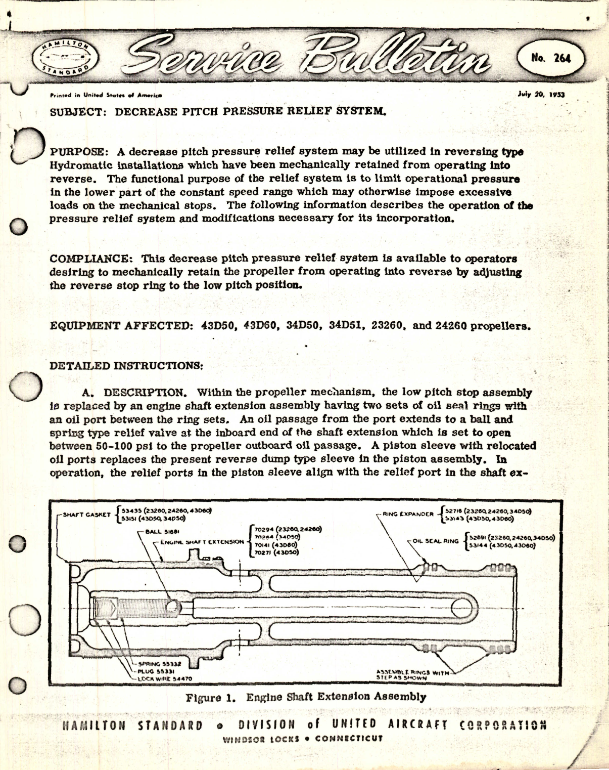 Sample page 1 from AirCorps Library document: Decrease Pitch Pressure Relief System