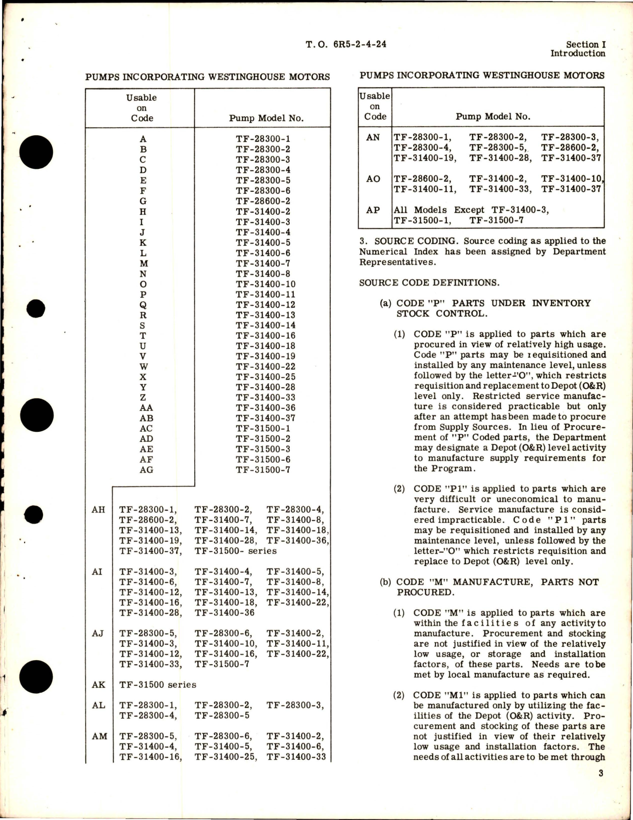 Sample page 7 from AirCorps Library document: Illustrated Parts Breakdown for Submerged Fuel Booster Pumps - Types B-5B, B-5C, B-18, B-19 and B-25