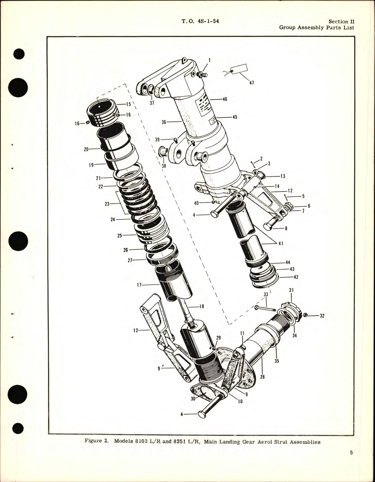 Sample page 9 from AirCorps Library document: Illustrated Parts Breakdown for Landing Gear Aerol Struts