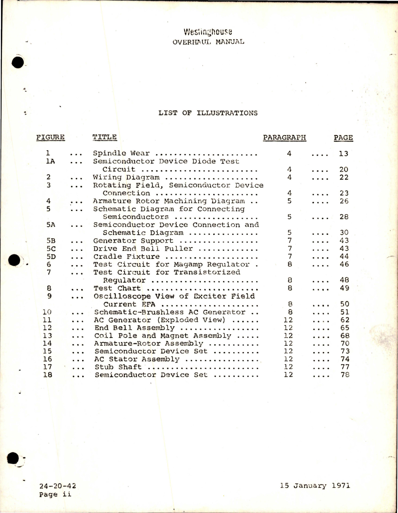 Sample page 7 from AirCorps Library document: Overhaul Manual for AC Generator - Part 976J119 Series