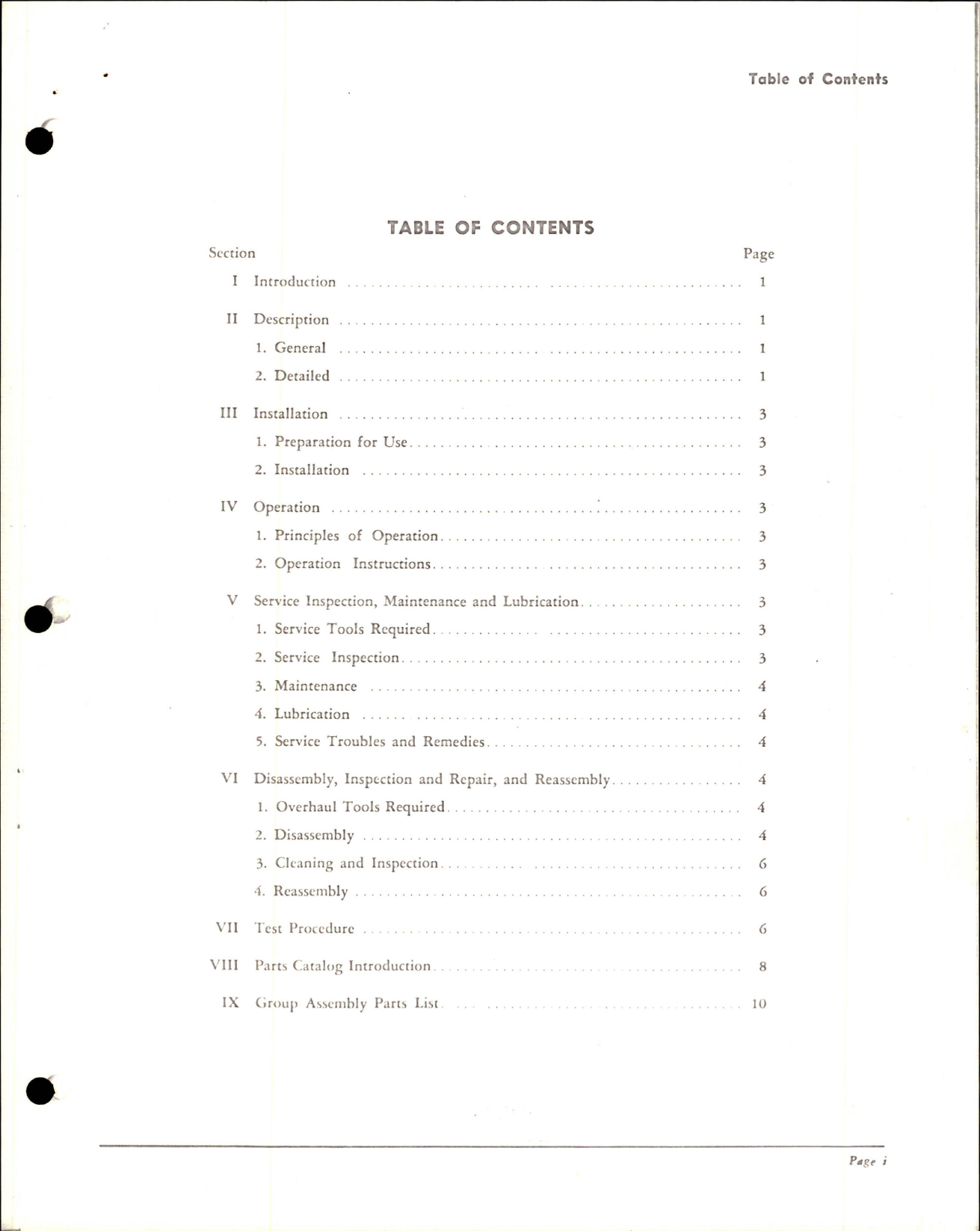 Sample page 5 from AirCorps Library document: Service Instructions with Parts for Hydraulic Pressure Accumulators - 1500 psi